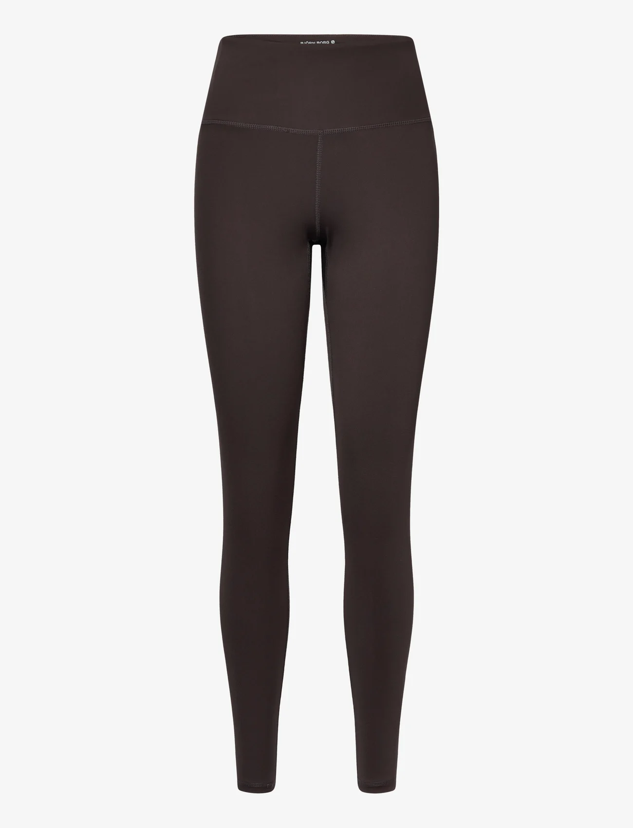 Björn Borg - STUDIO HIGH WAIST COMFORT TIGHTS - bėgimo ir sportinės tamprės - espresso - 0