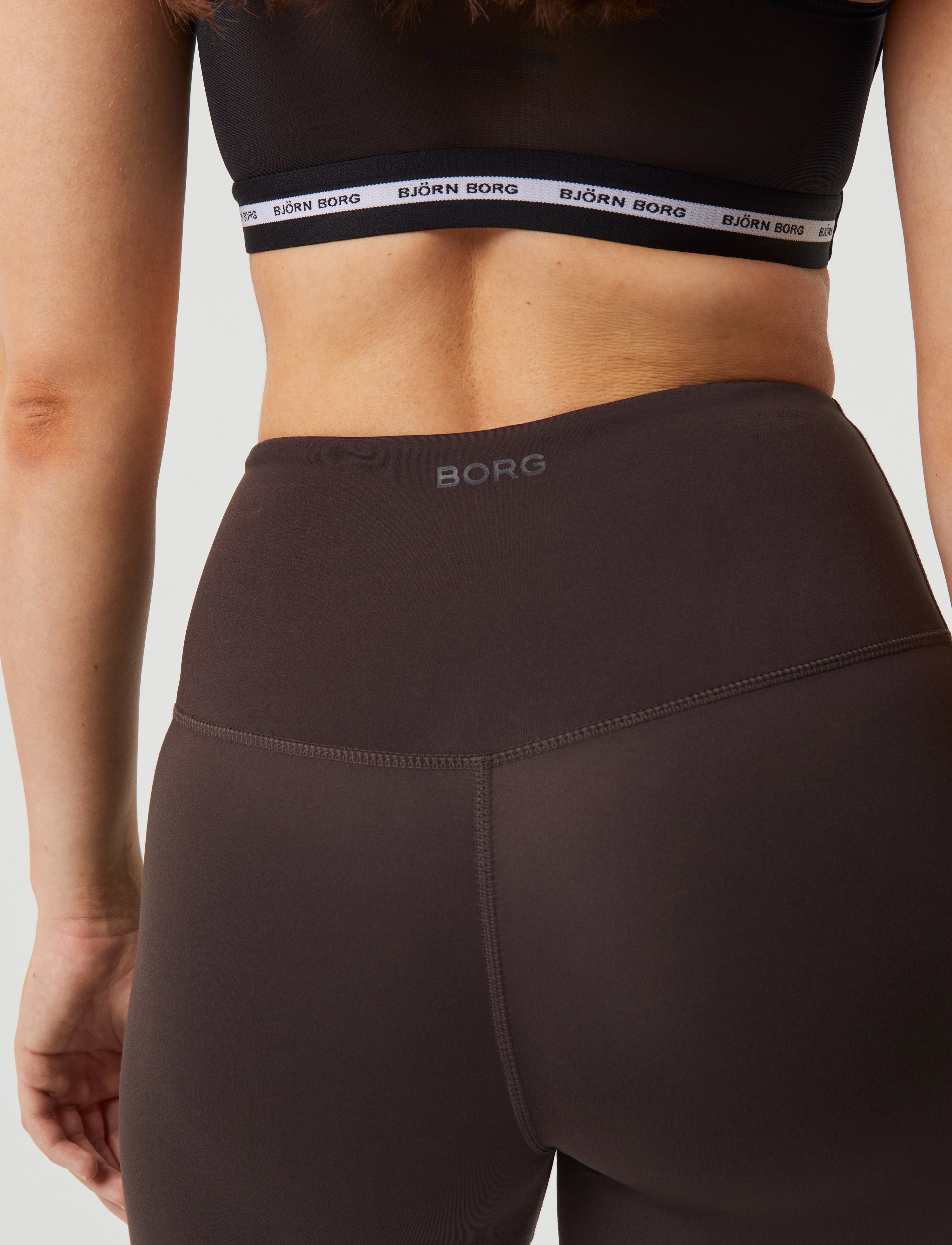 Björn Borg - STUDIO HIGH WAIST COMFORT TIGHTS - espresso - 5