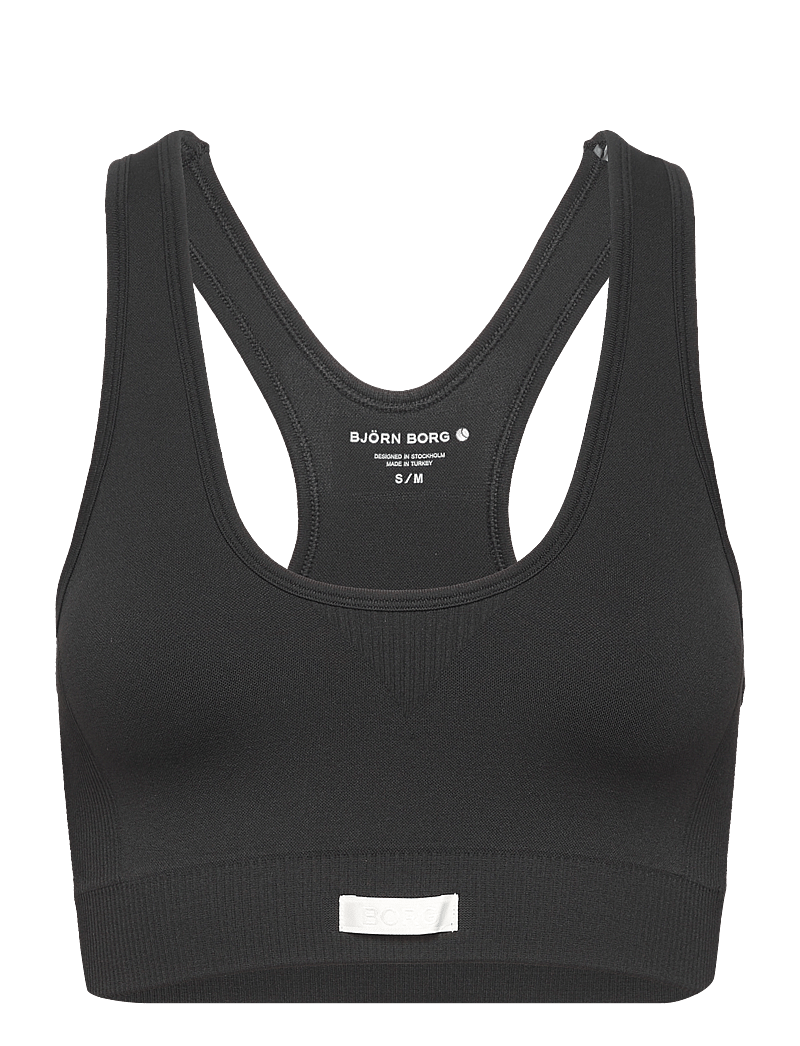 Björn Borg - STUDIO LOW SEAMLESS BRA - madal toestus - black beauty - 1