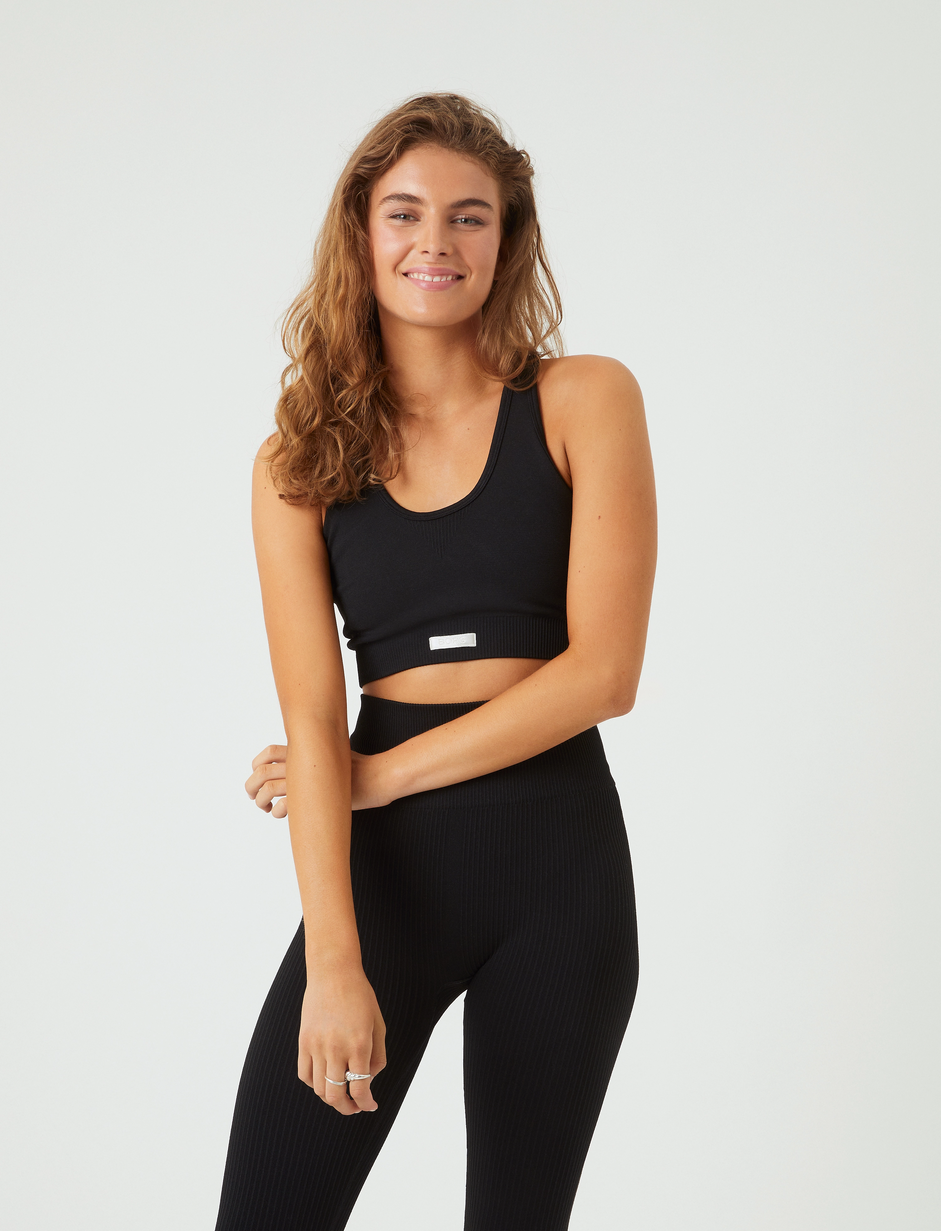 Björn Borg Studio Low Seamless Bra, M/L, Bras & Oberteile, Schwarz - Sports All, Frauen