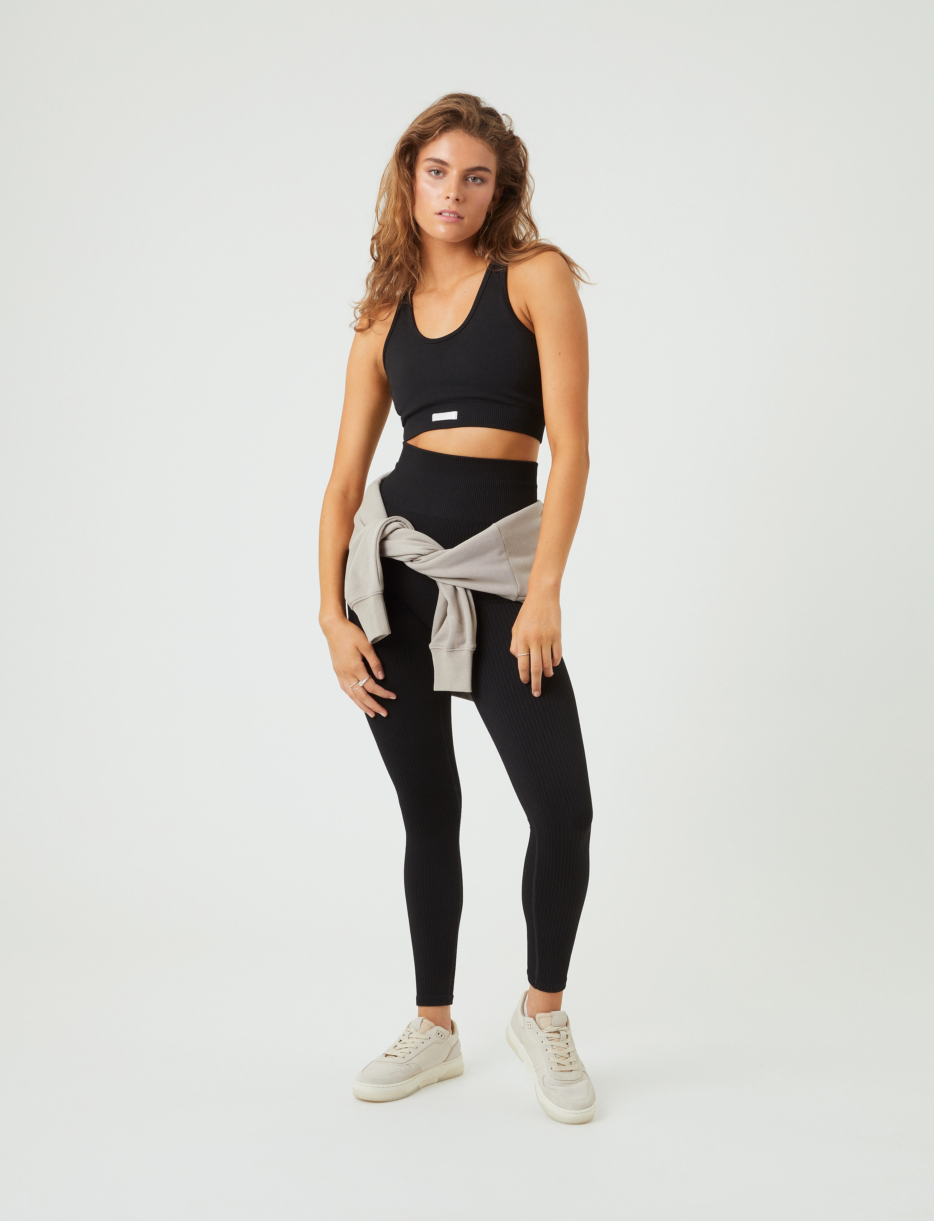 Björn Borg - STUDIO LOW SEAMLESS BRA - sportbeha's: leichter halt - black beauty - 4