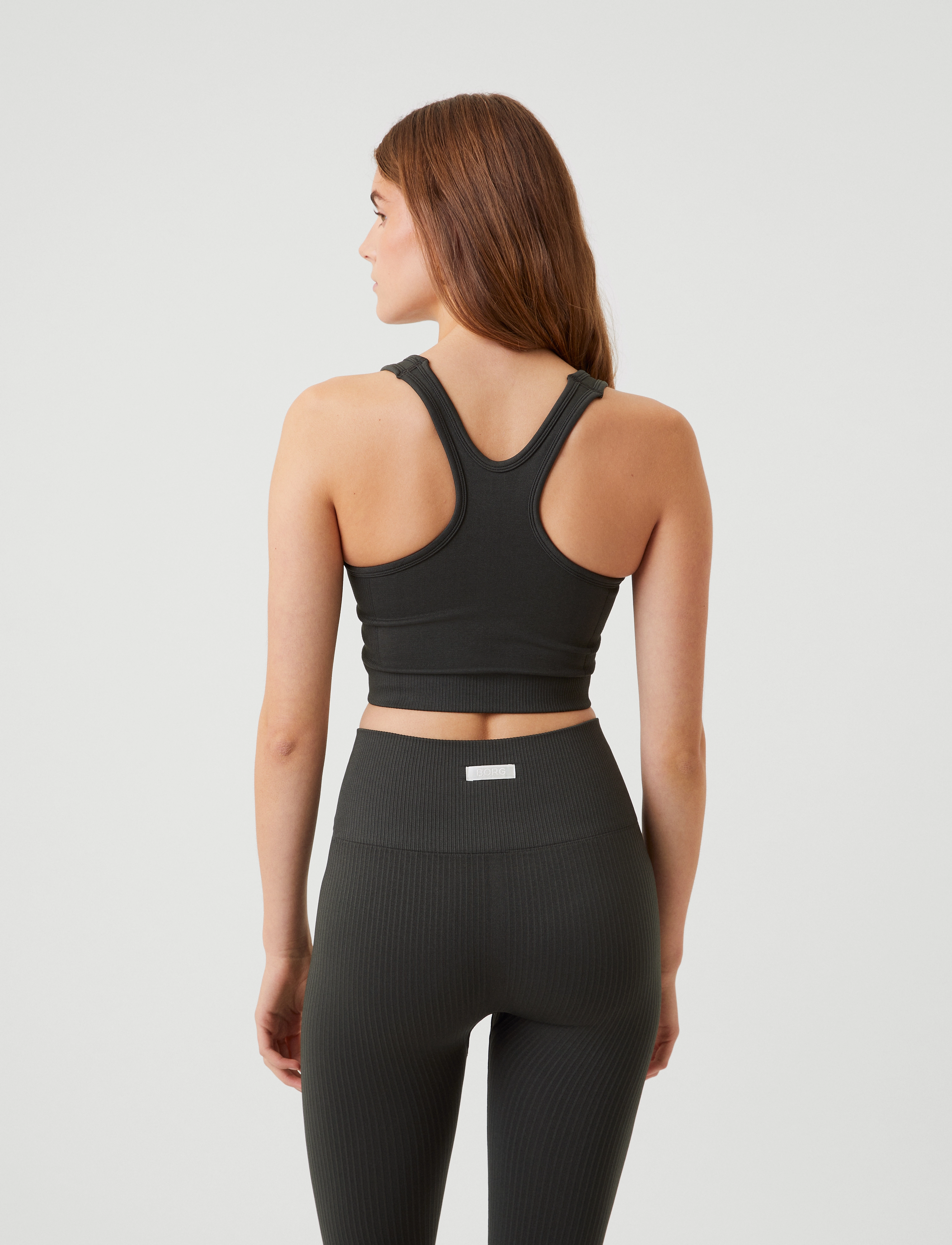 Björn Borg - STUDIO LOW SEAMLESS BRA - sportbeha's: leichter halt - peat - 3