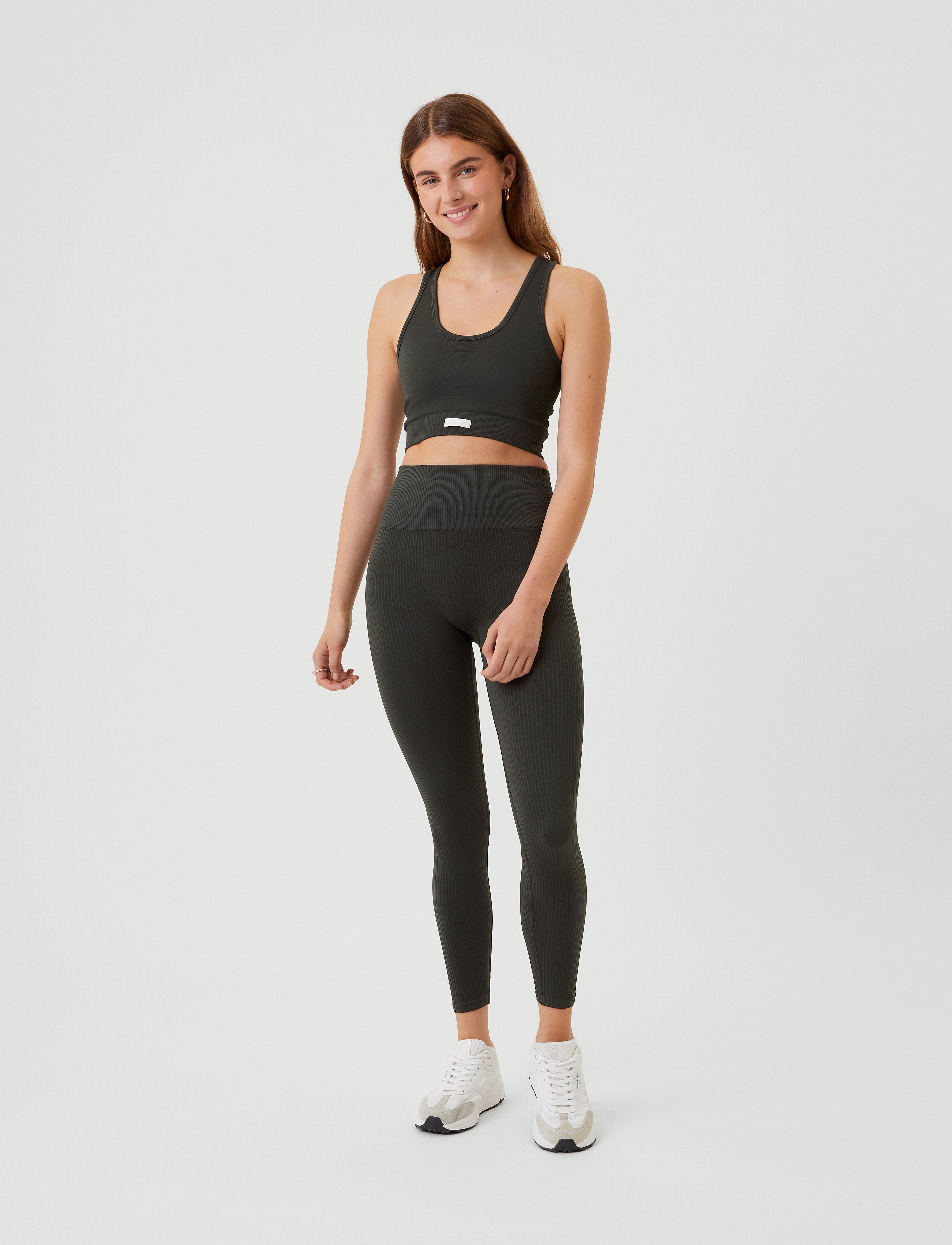 Björn Borg - STUDIO LOW SEAMLESS BRA - sportbeha's: leichter halt - peat - 4