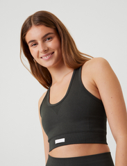 Björn Borg - STUDIO LOW SEAMLESS BRA - sportinės liemenėlės: lengvai prilaikančios - peat - 5