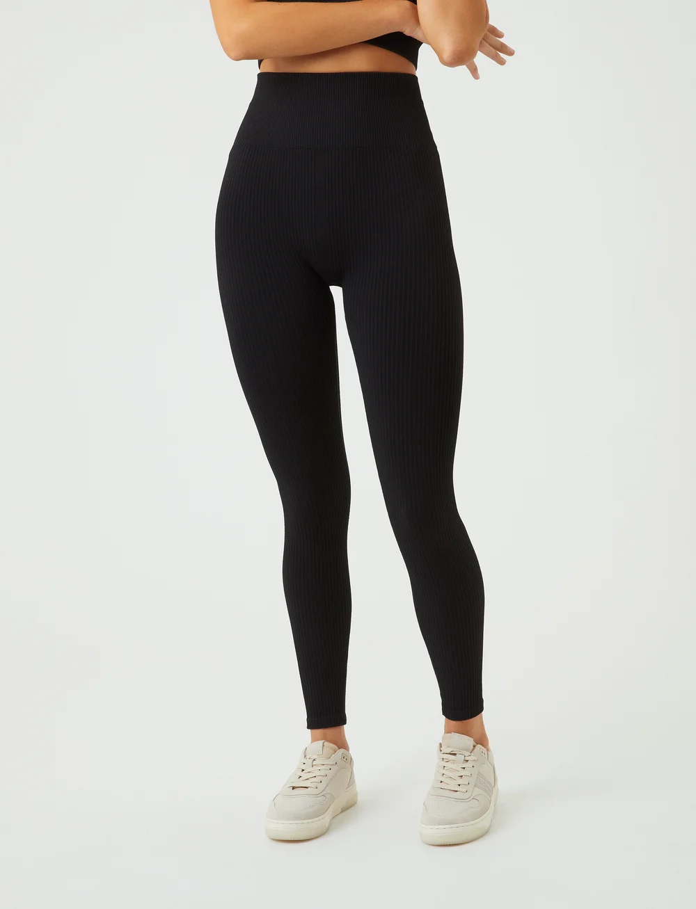 Björn Borg - STUDIO SEAMLESS RIB TIGHTS - seamless tights - black beauty - 0