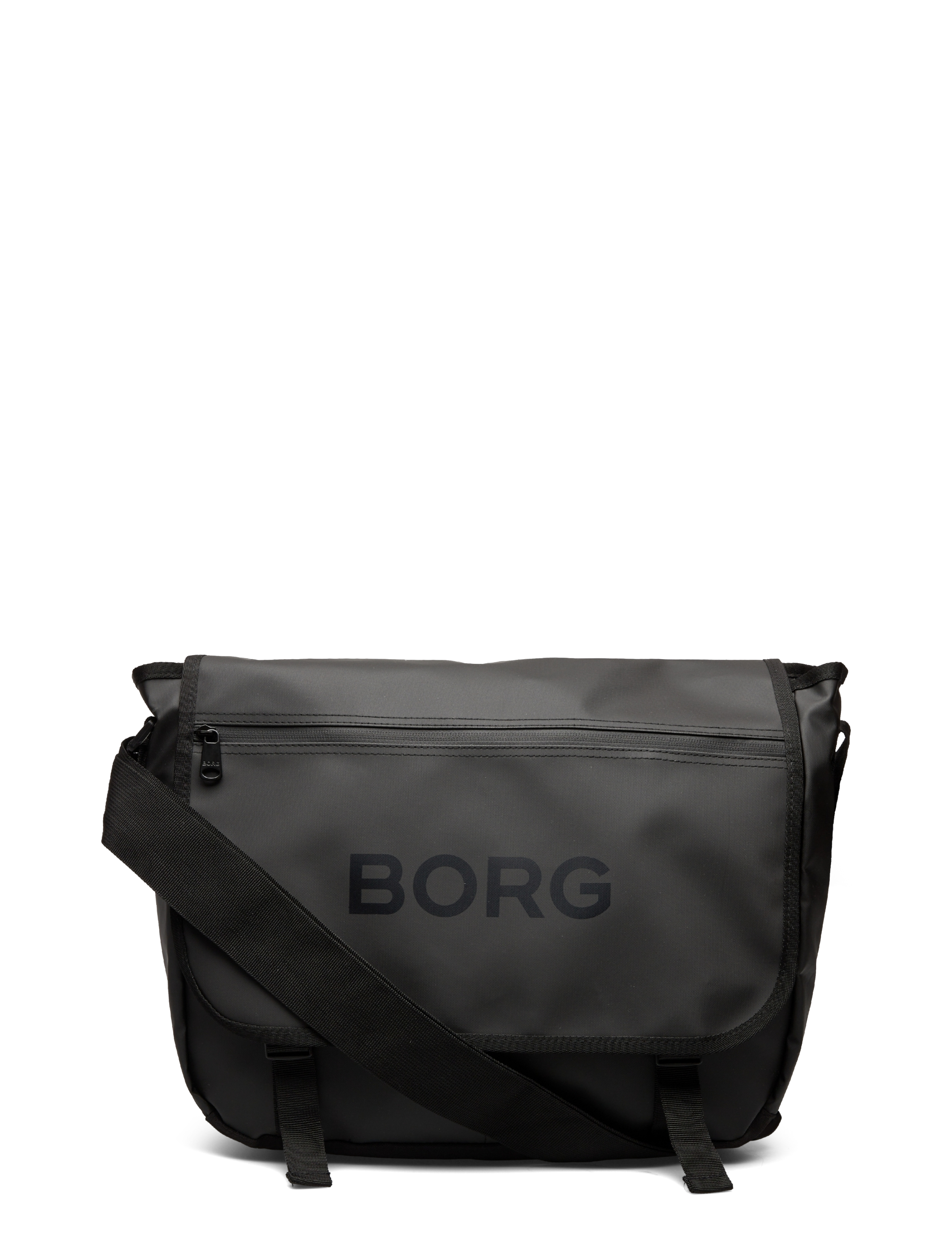 Björn Borg BORG DUFFLE MESSENGER BAG - Tasker - BLACK BEAUTY / black