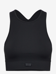 ALICE RACER CROPPED TOP - BLACK BEAUTY