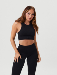 Björn Borg - ALICE RACER CROPPED TOP - low support - black beauty - 0