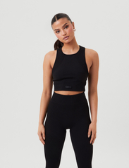 Björn Borg - ALICE RACER CROPPED TOP - naised - black beauty - 10