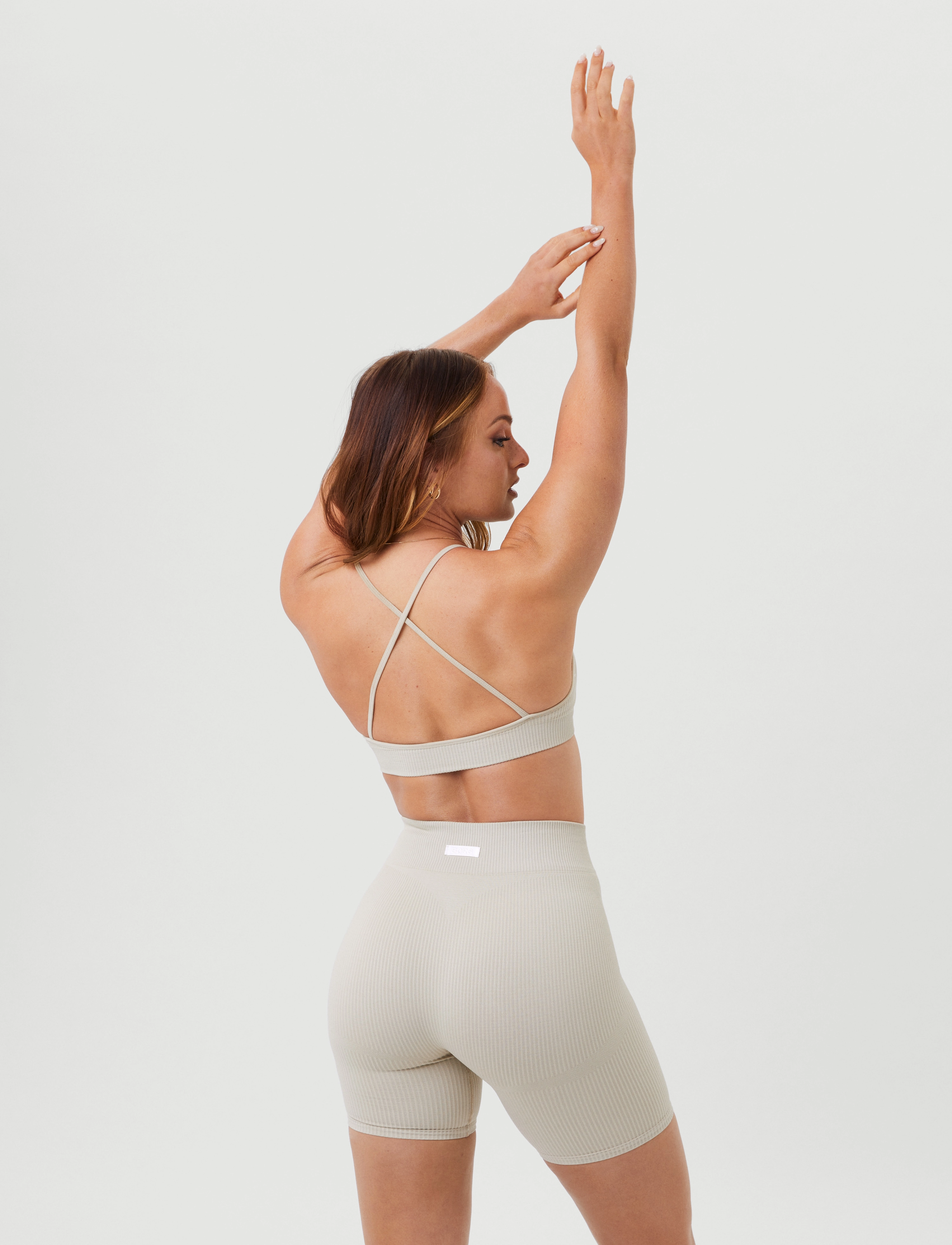 Björn Borg - ALICE RIBBED STRAP BRA - spray green - 3