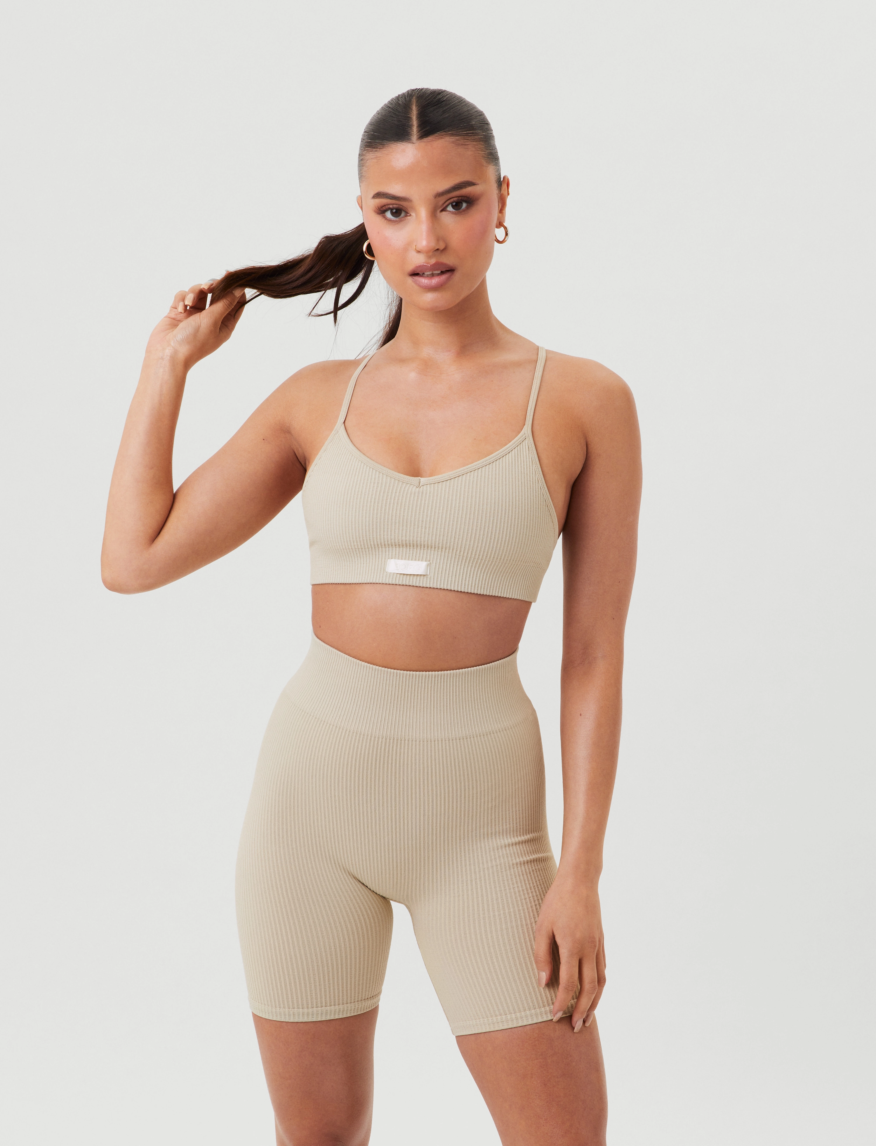 Björn Borg - ALICE RIBBED STRAP BRA - spray green - 4