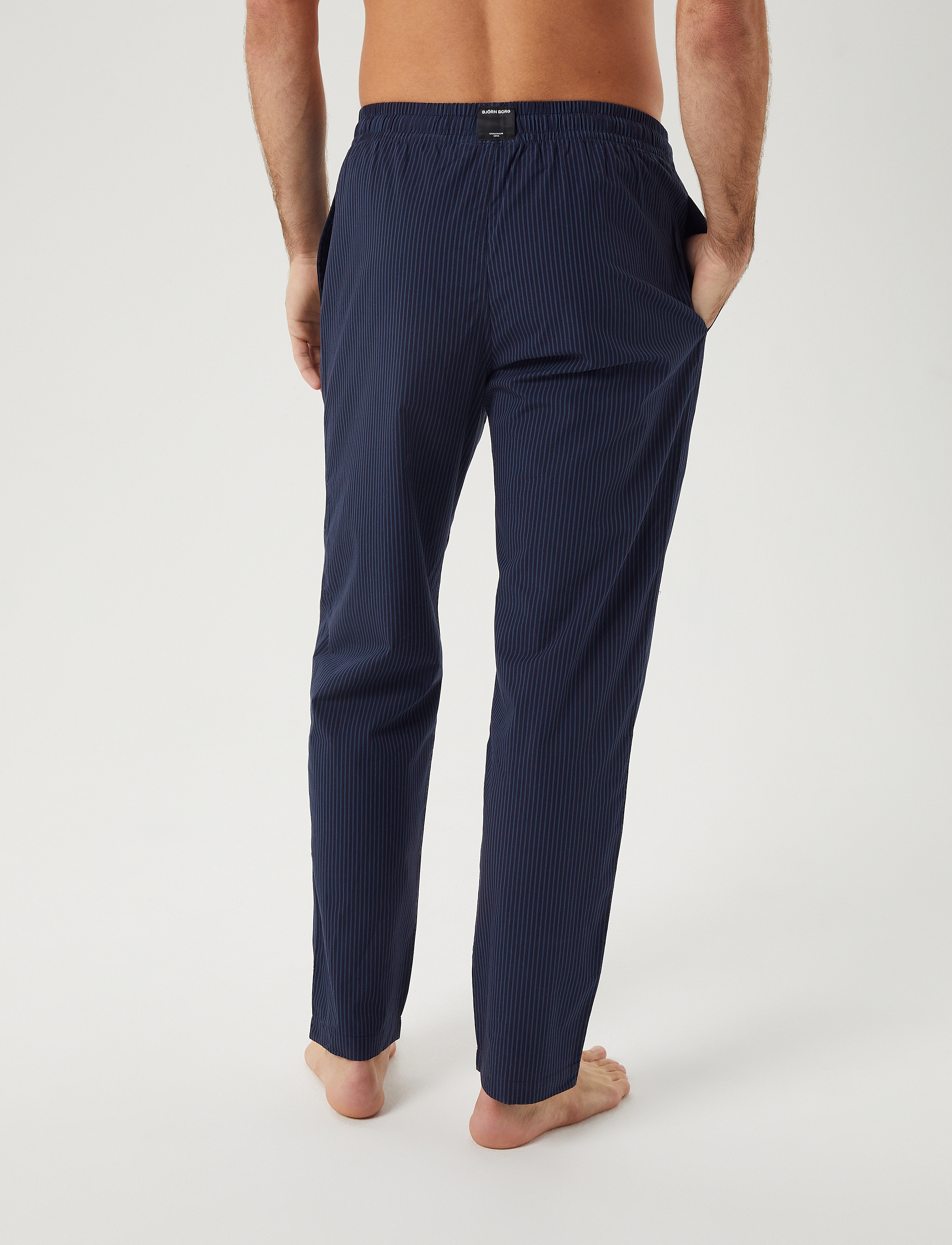 Björn Borg - CORE WOVEN PYJAMA PANTS - bb poplin stripe 3 - 4