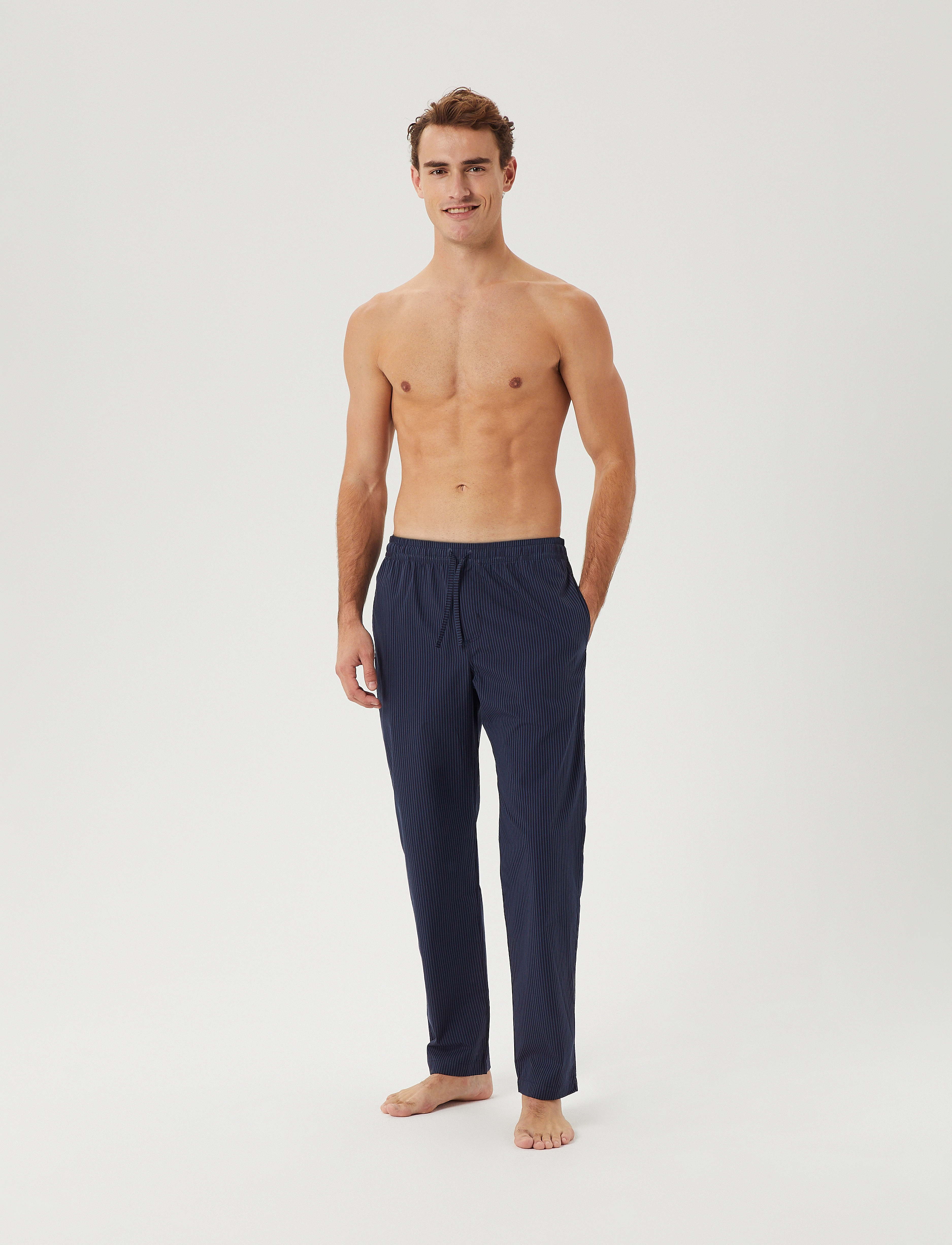 Björn Borg - CORE WOVEN PYJAMA PANTS - bb poplin stripe 3 - 3
