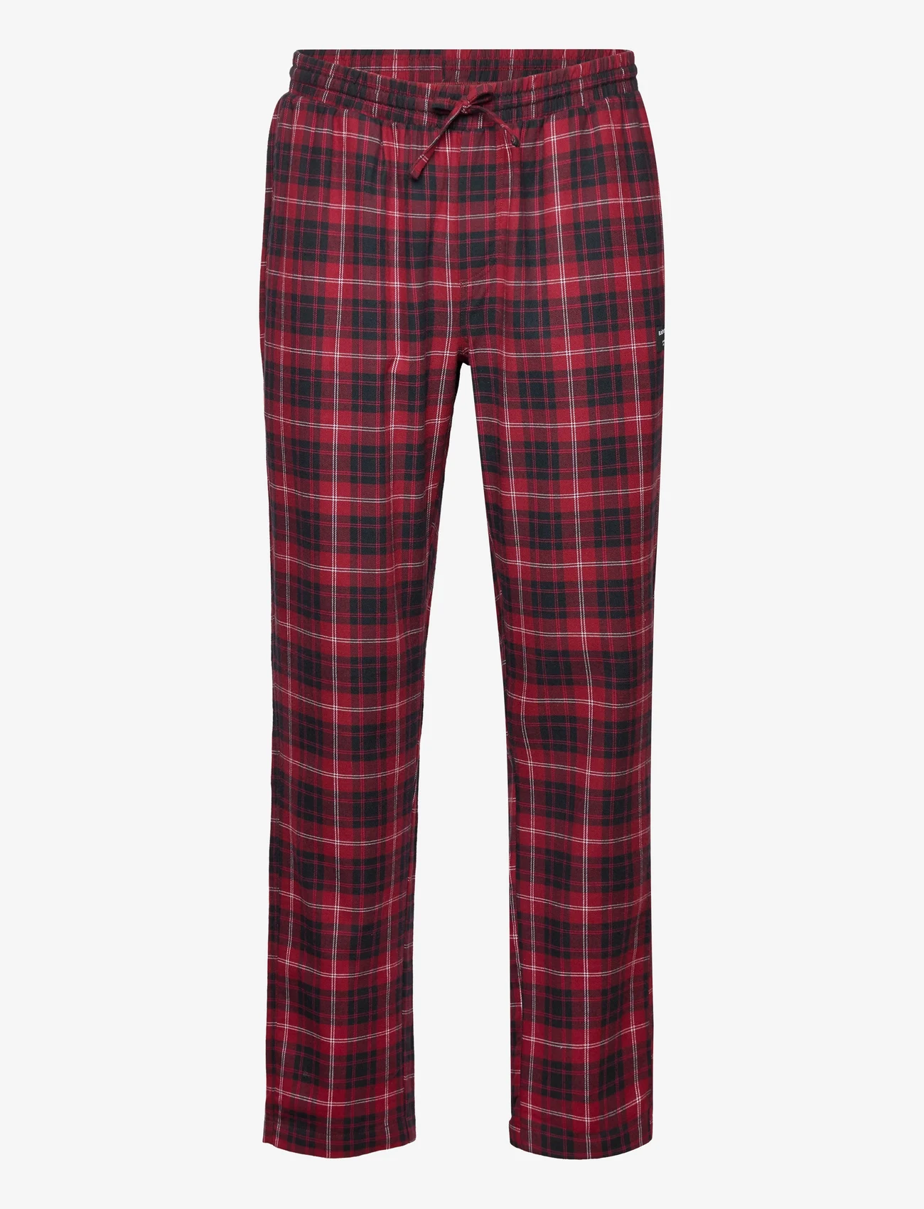 Björn Borg - CORE PYJAMA PANTS - pyjama bottoms - bb red small tartan - 0