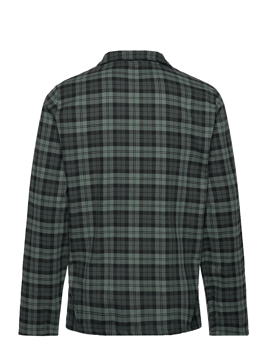 Björn Borg - CORE FLANNEL PYJAMA SHIRT - pyjama tops - bb hs check 2 - 1