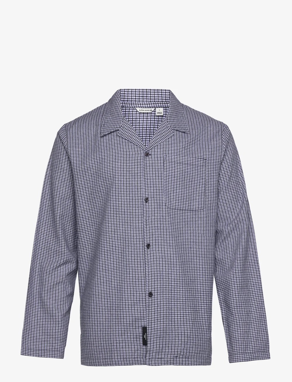 Björn Borg - CORE FLANNEL PYJAMA SHIRT - pysjamasoverdeler - bb mini check 2 - 1