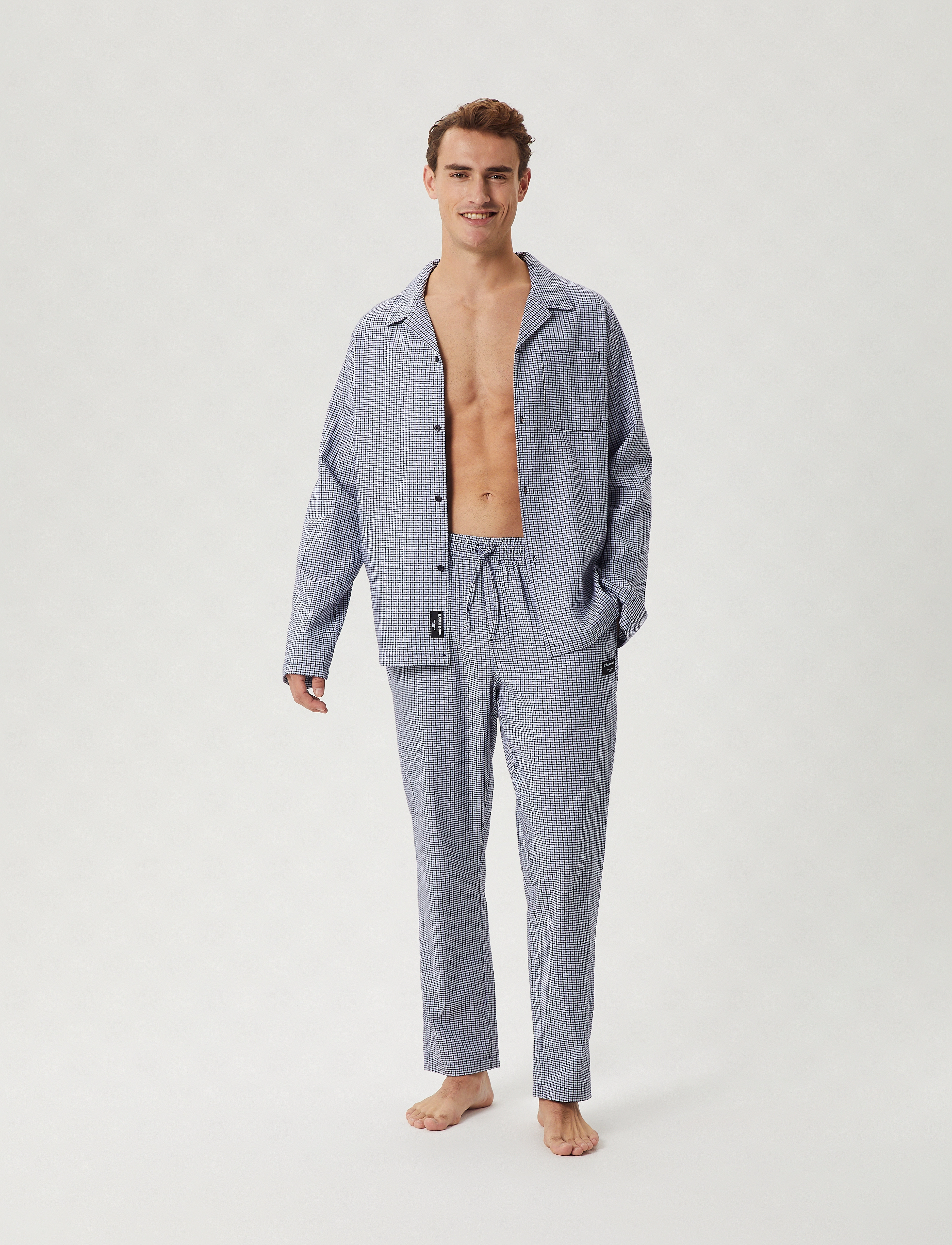 Björn Borg - CORE FLANNEL PYJAMA SHIRT - laveste priser - bb mini check 2 - 5