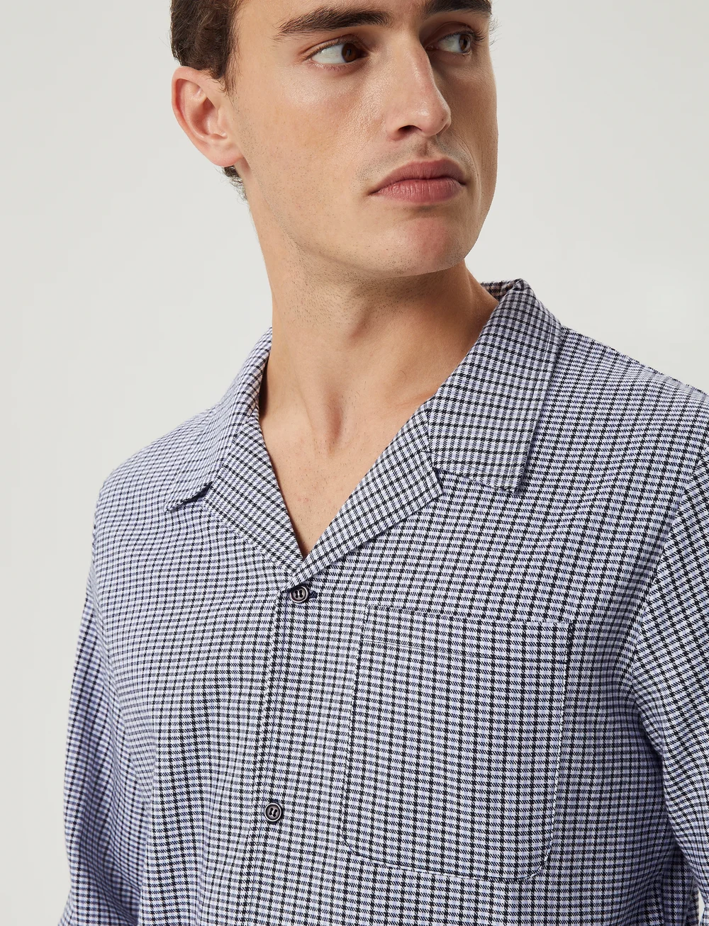 Björn Borg - CORE FLANNEL PYJAMA SHIRT - pysjamasoverdeler - bb mini check 2 - 5
