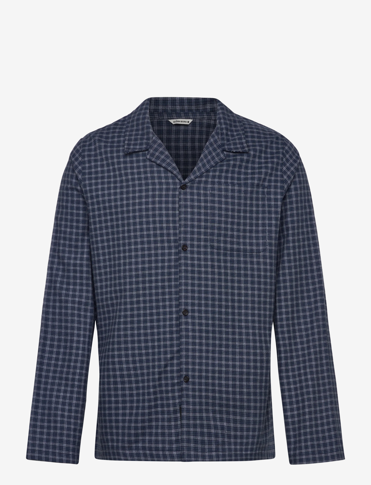 Björn Borg - CORE FLANNEL PYJAMA SHIRT - pyjamasöverdelar - bb multicheck 2 - 0