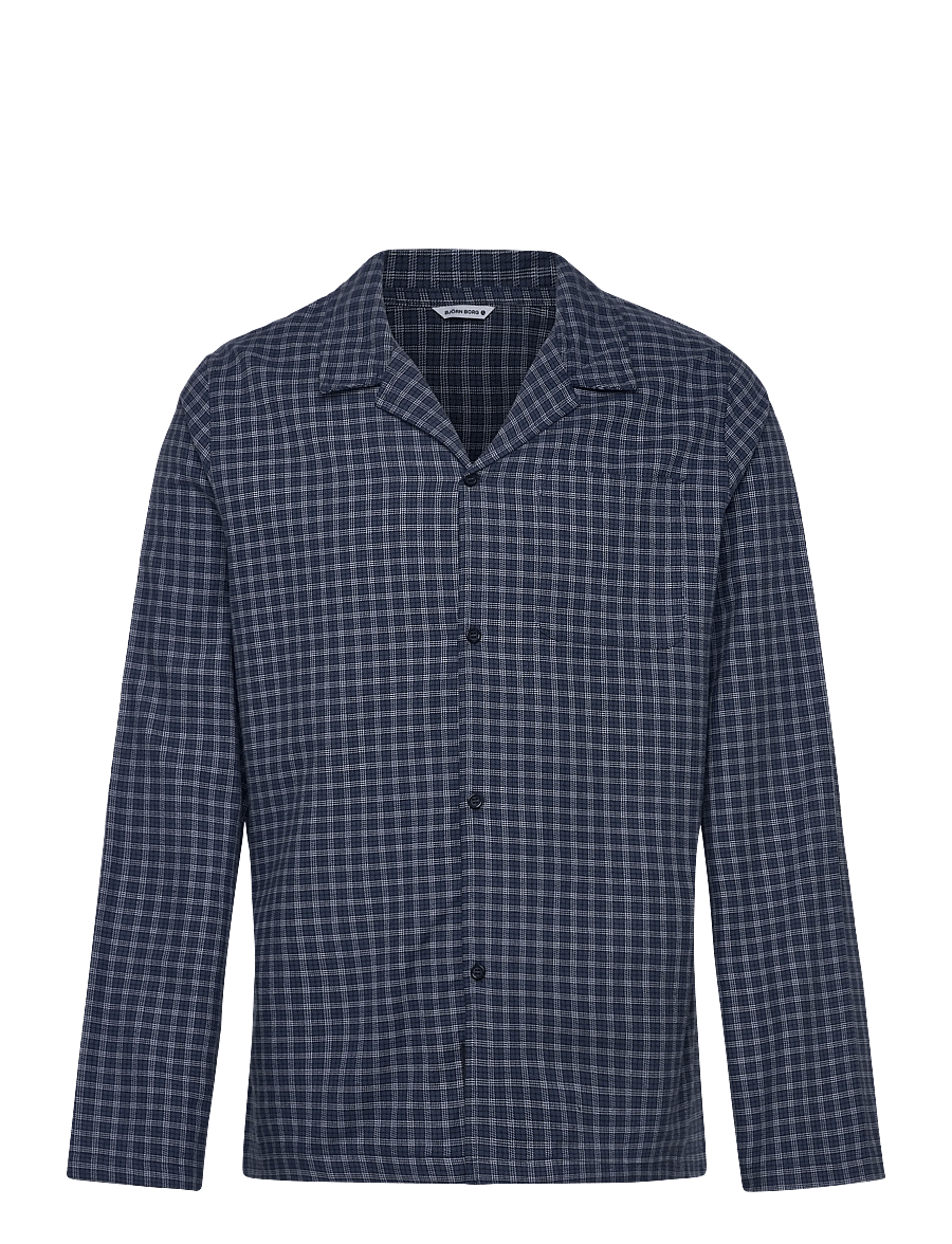 Björn Borg - CORE FLANNEL PYJAMA SHIRT - hauts de pyjama - bb multicheck 2 - 0