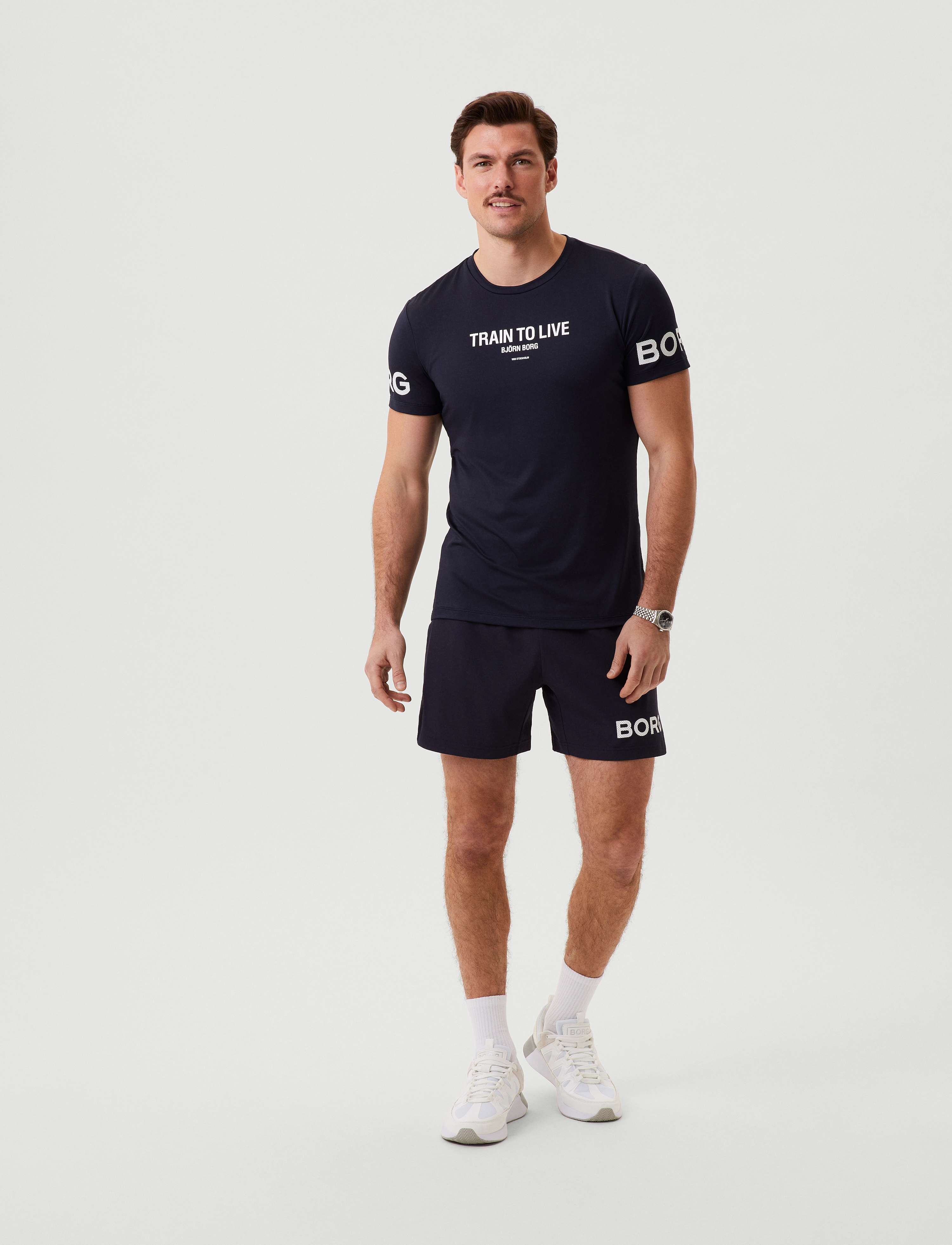 Björn Borg - BORG GRAPHIC T-SHIRT - night sky - 4