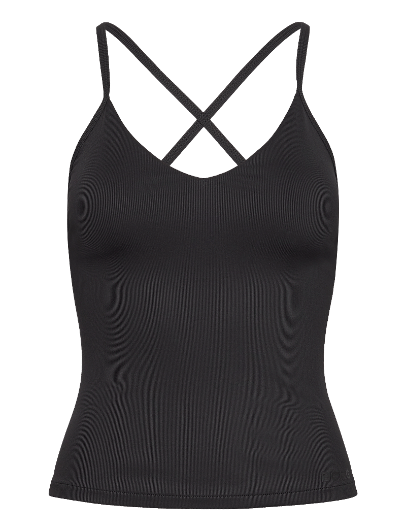 Björn Borg - STUDIO RIB STRAP TANK - tank toppar - black beauty - 0