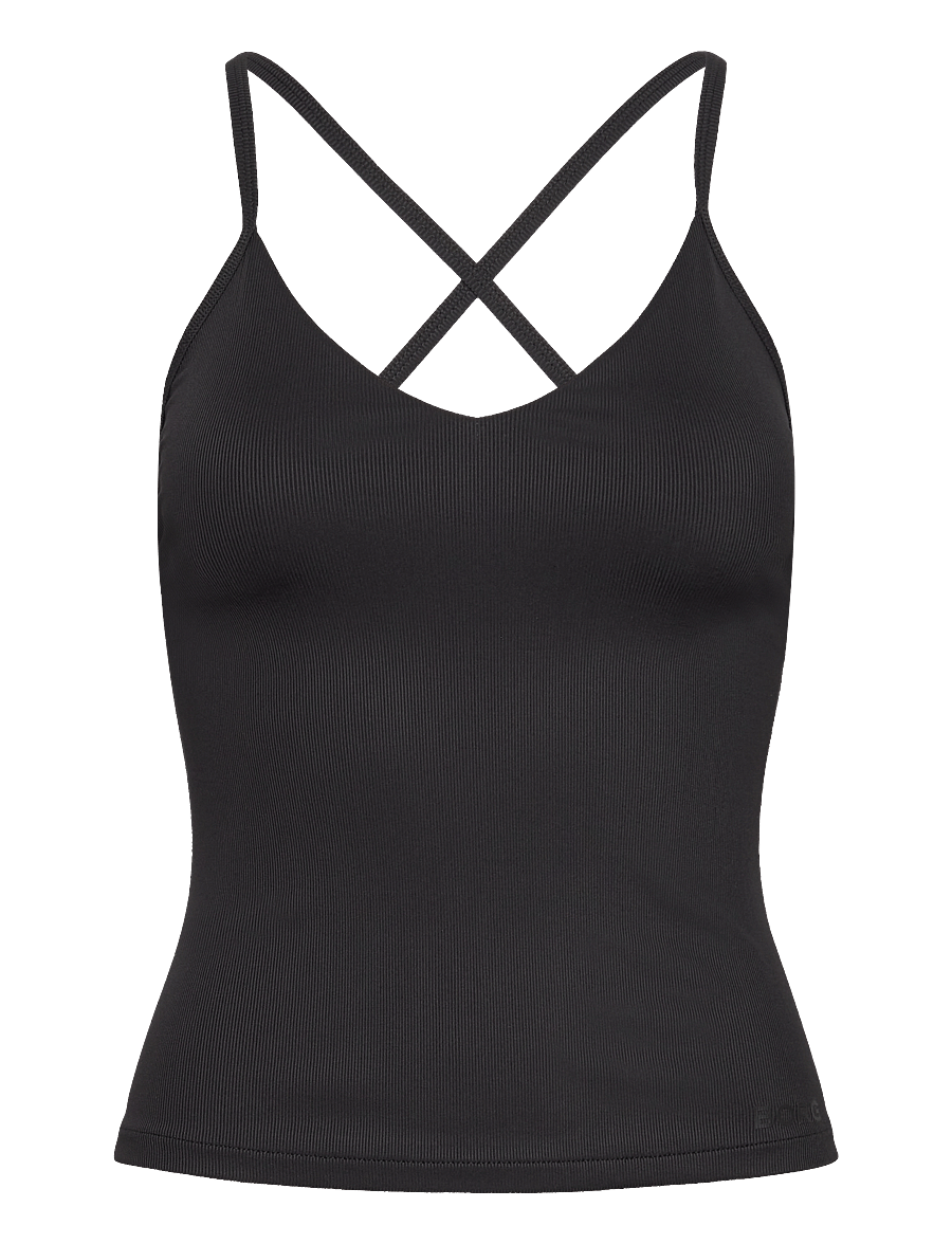 Björn Borg - STUDIO RIB STRAP TANK - black beauty - 0