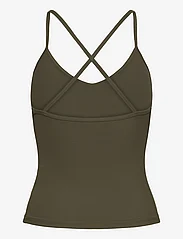 Björn Borg - STUDIO RIB STRAP TANK - berankoviai marškinėliai - olive night - 1