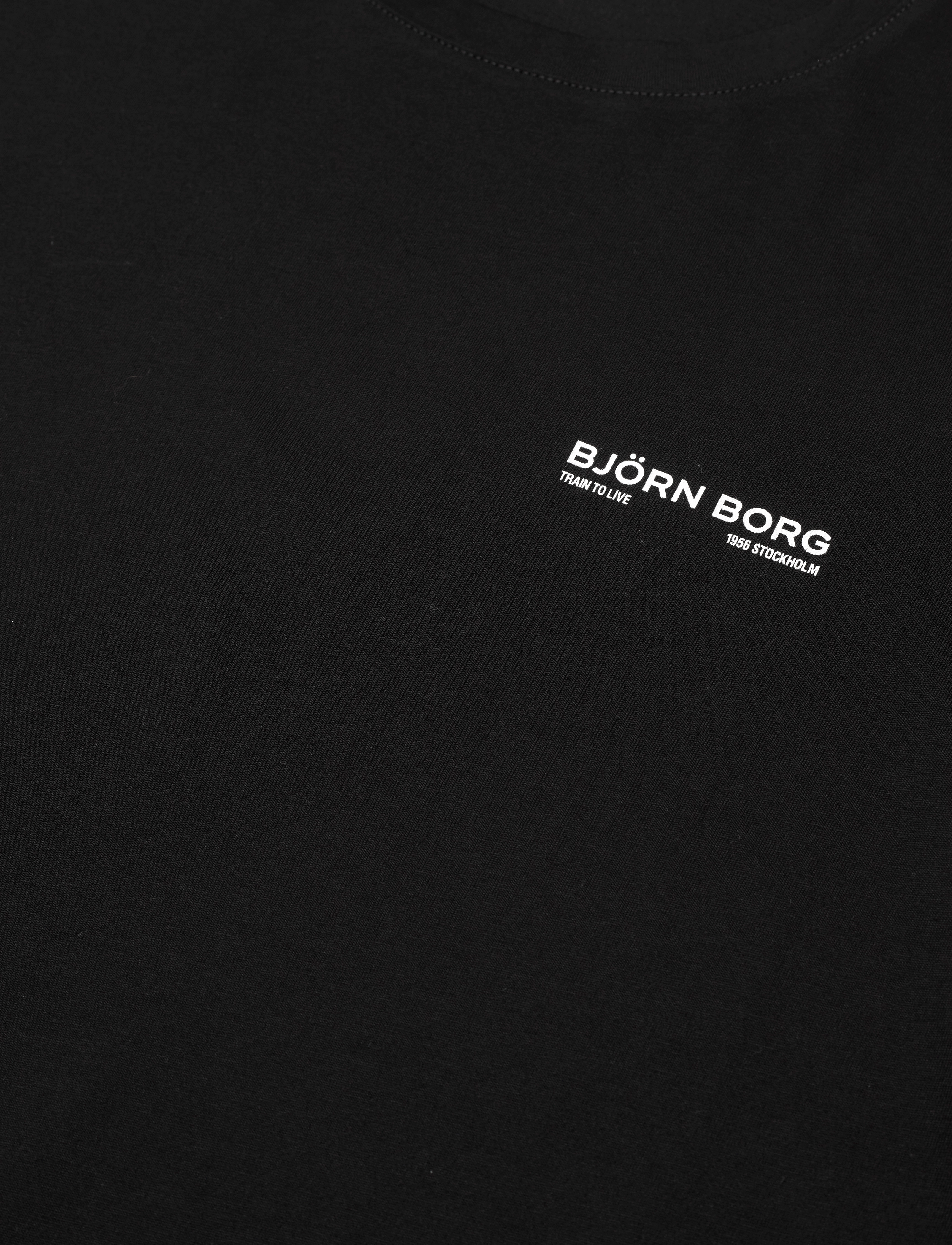 Björn Borg - BORG TRAINING T-SHIRT - black beauty - 2