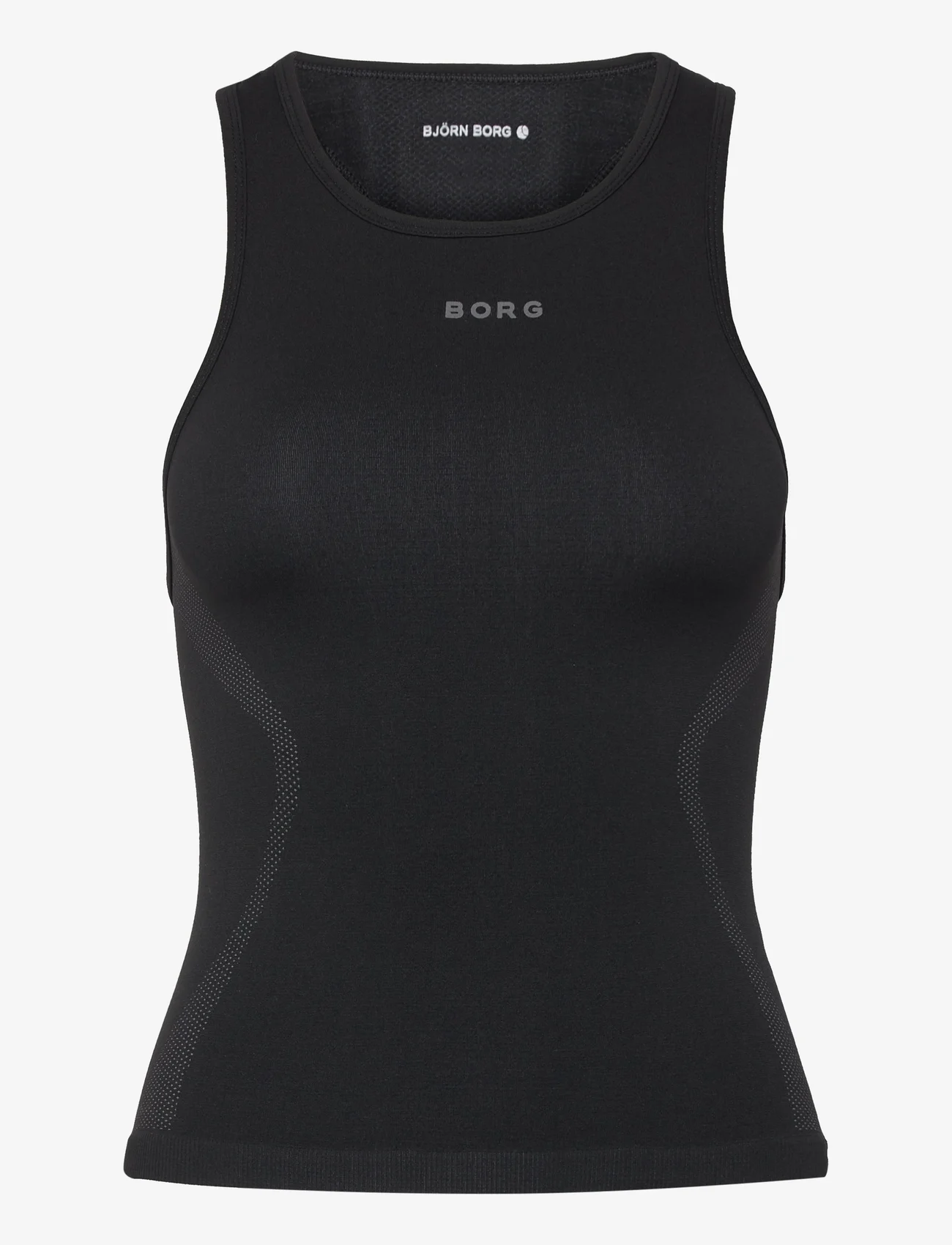 Björn Borg - BORG RUNNING SEAMLESS TANK - t-shirt & tops - black beauty - 0