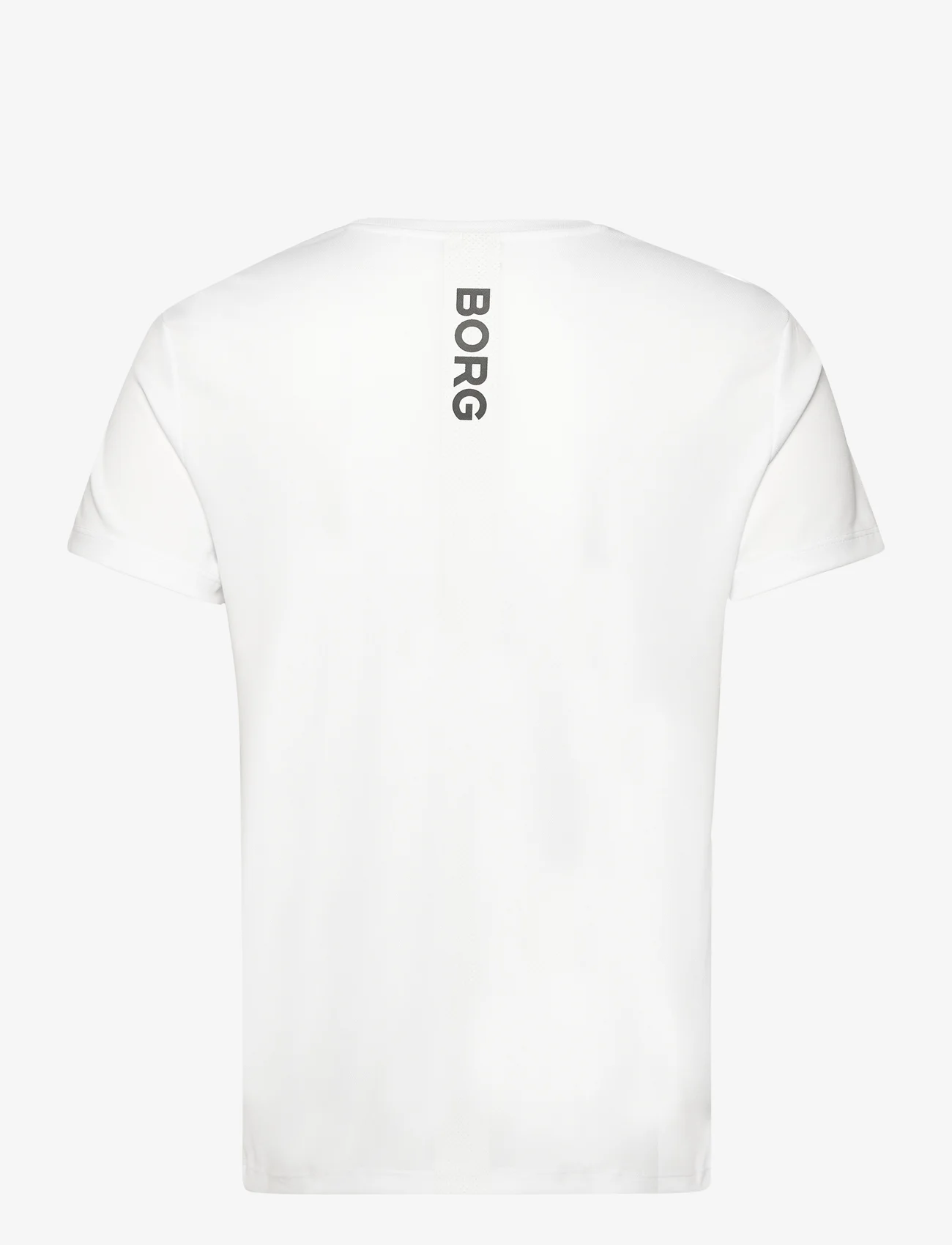 Björn Borg - ACE T-SHIRT STRIPE - kortermede t-skjorter - brilliant white - 1