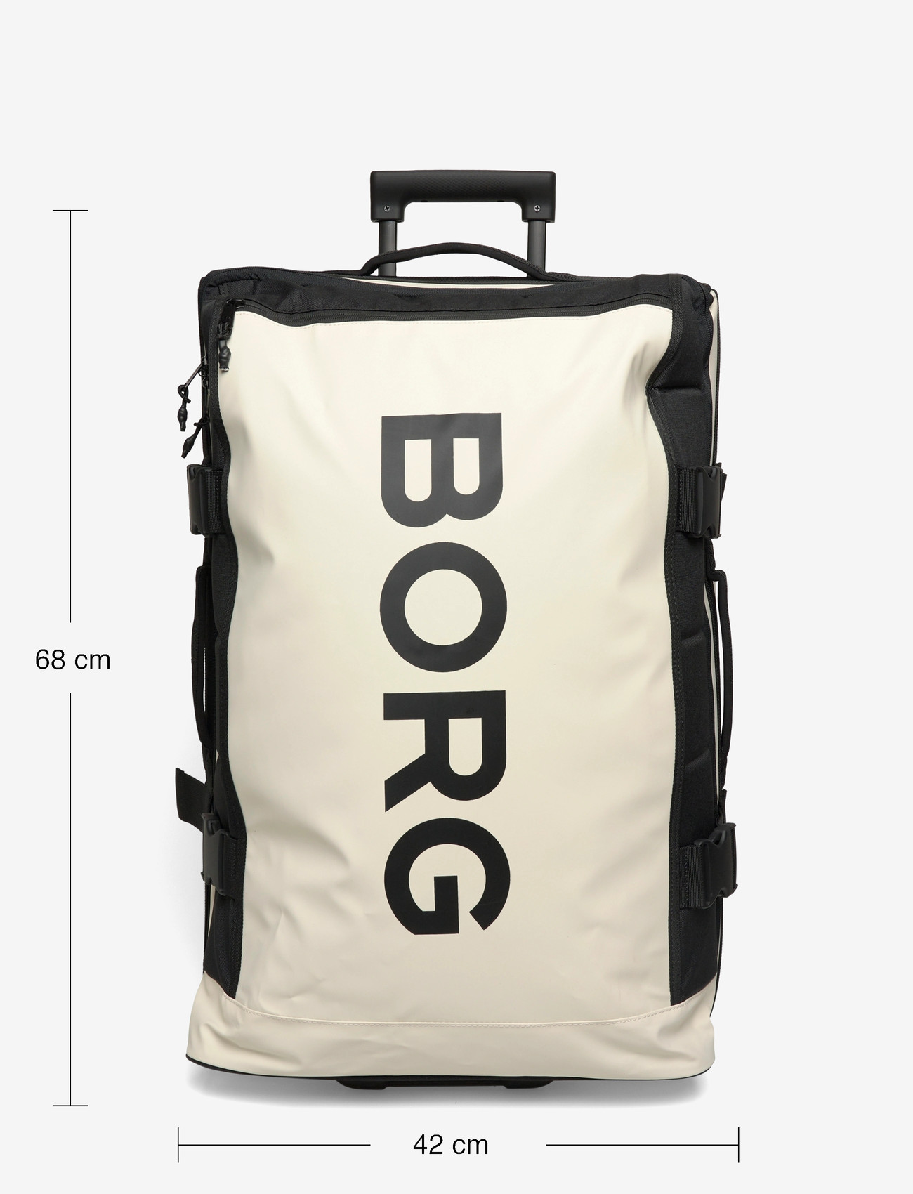 Björn Borg - TRAVEL TROLLEY L 80L - travel bags - bone white - 3