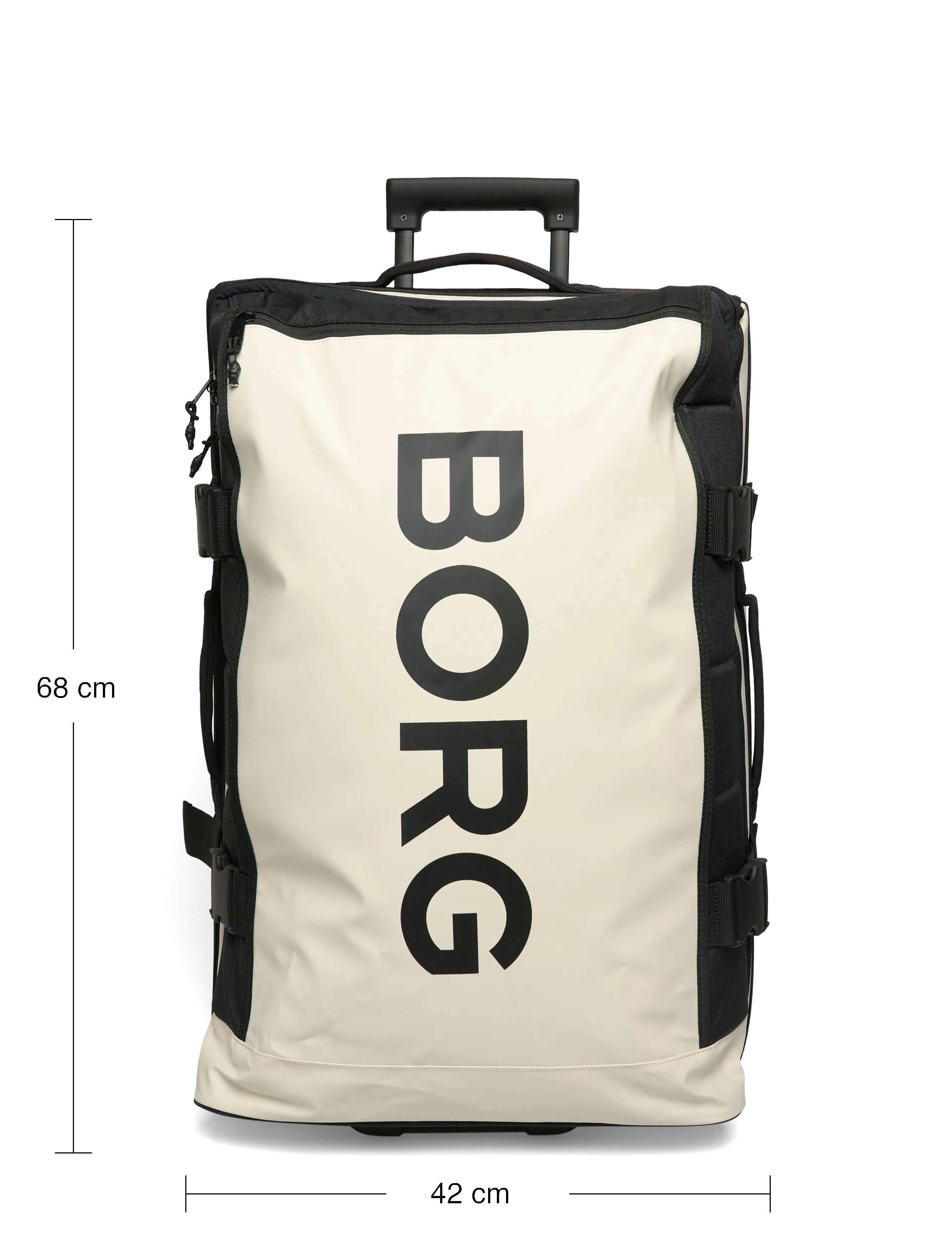 Björn Borg - TRAVEL TROLLEY L 80L - resväskor - bone white - 3