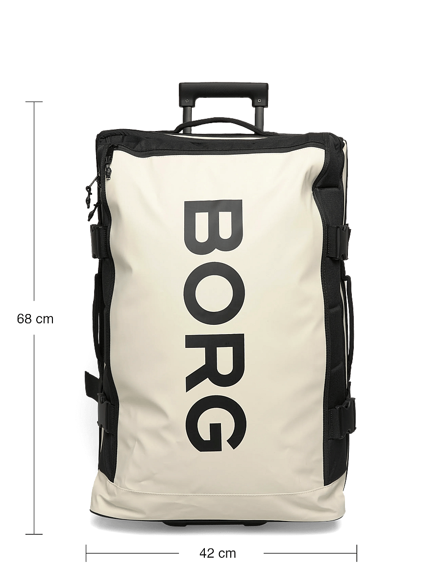Björn Borg - TRAVEL TROLLEY L 80L - resväskor - bone white - 3