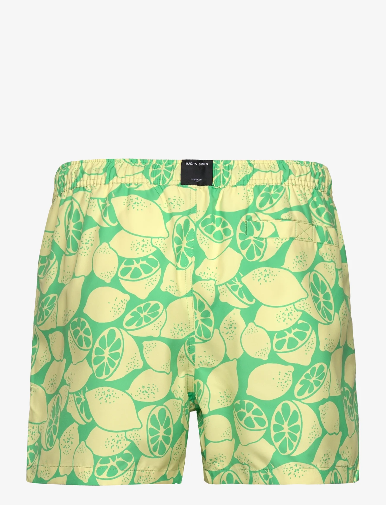 Björn Borg - BORG PRINT SWIM SHORTS - badbyxor - bb limoncello big 2 - 1