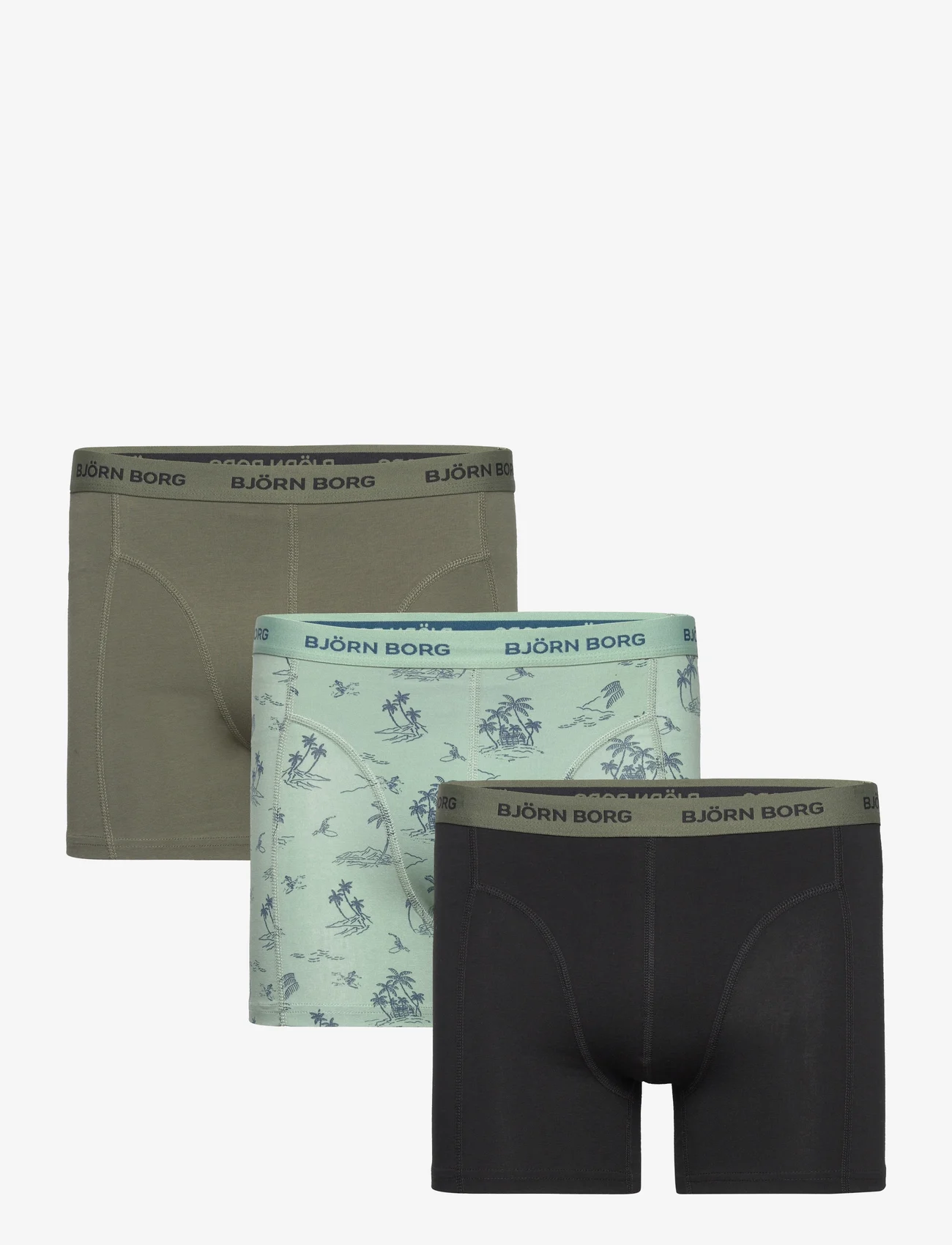 Björn Borg - COTTON STRETCH BOXER 3p - nordic style - multipack 3 - 0