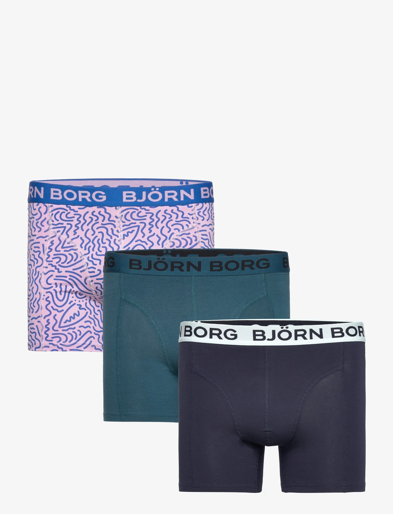 Björn Borg - COTTON STRETCH BOXER 3p - laagste prijzen - multipack 8 - 0