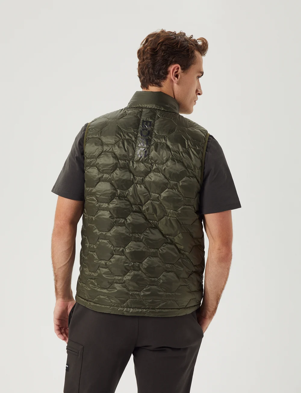 Björn Borg - BORG LINER VEST - vestid - olive night - 3