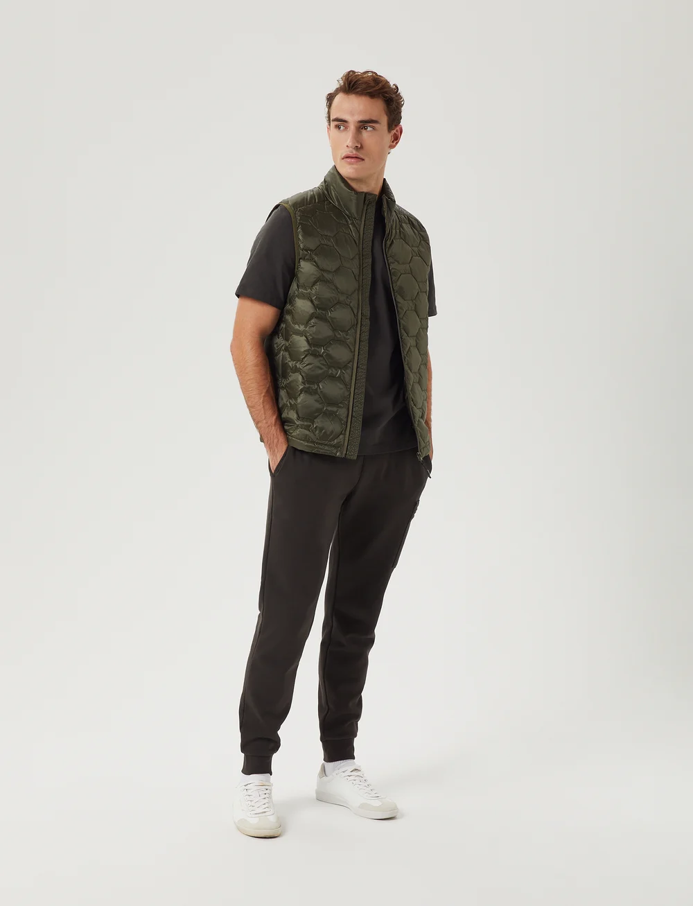 Björn Borg - BORG LINER VEST - vestid - olive night - 4
