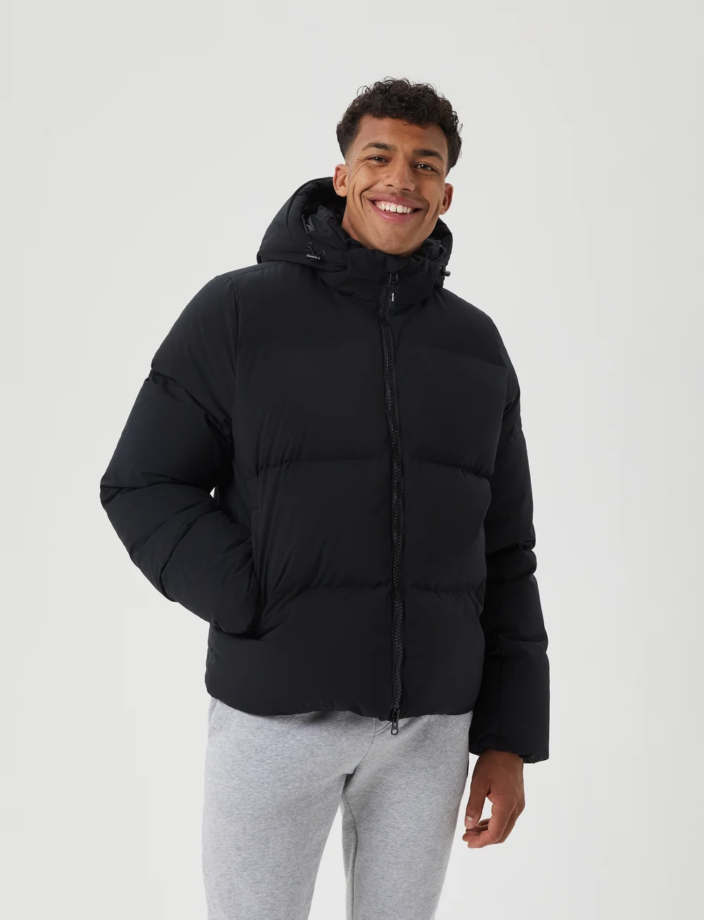 Björn Borg - CENTRE PUFFER JACKET - vinterjakker - black beauty - 0