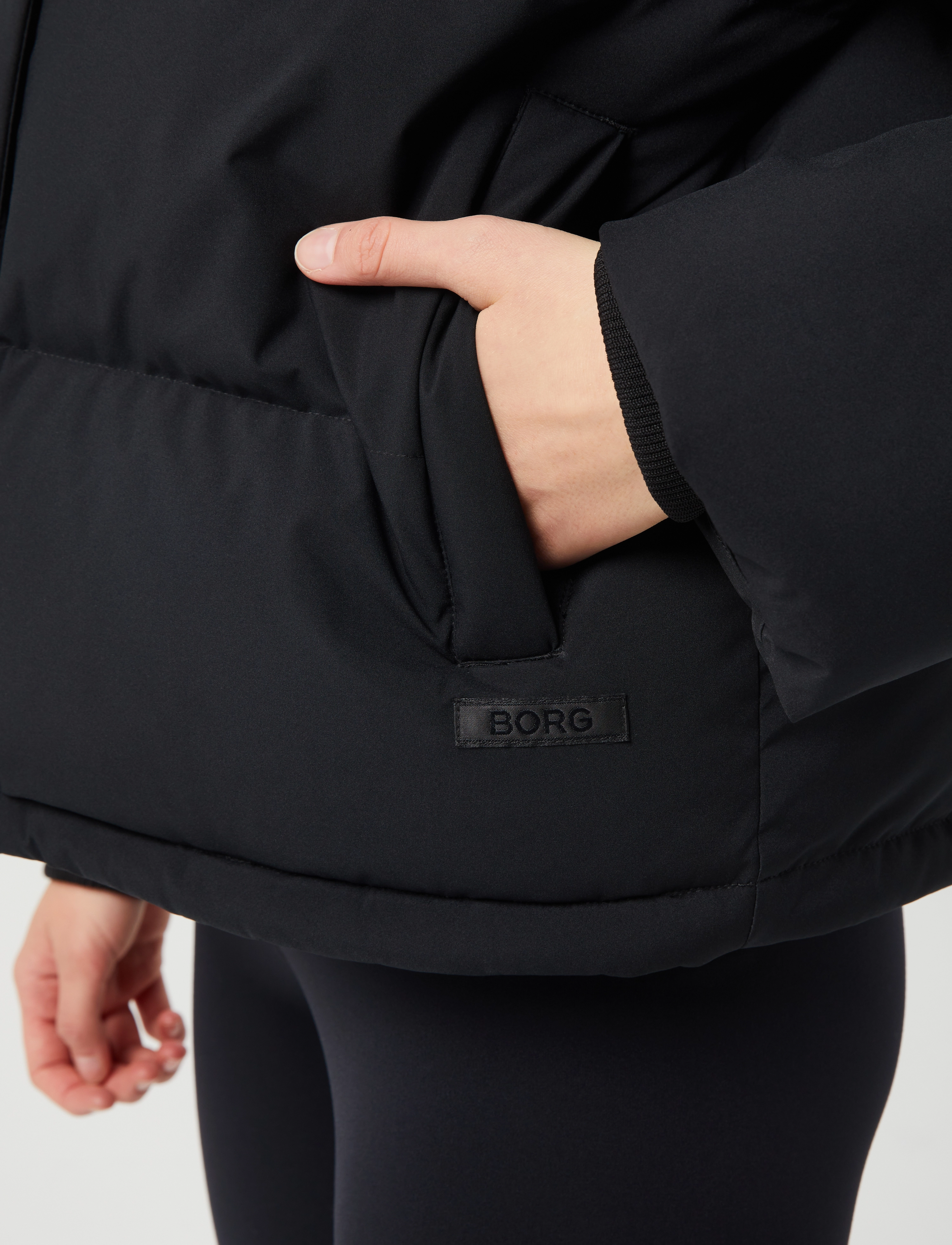 Björn Borg - STUDIO PUFFER JACKET - dun- & vadderade jackor - black beauty - 5