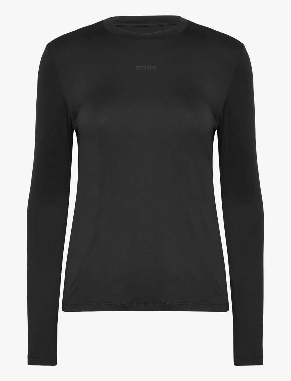 Björn Borg - BORG LONG SLEEVE T-SHIRT - långärmade tröjor - black beauty - 1