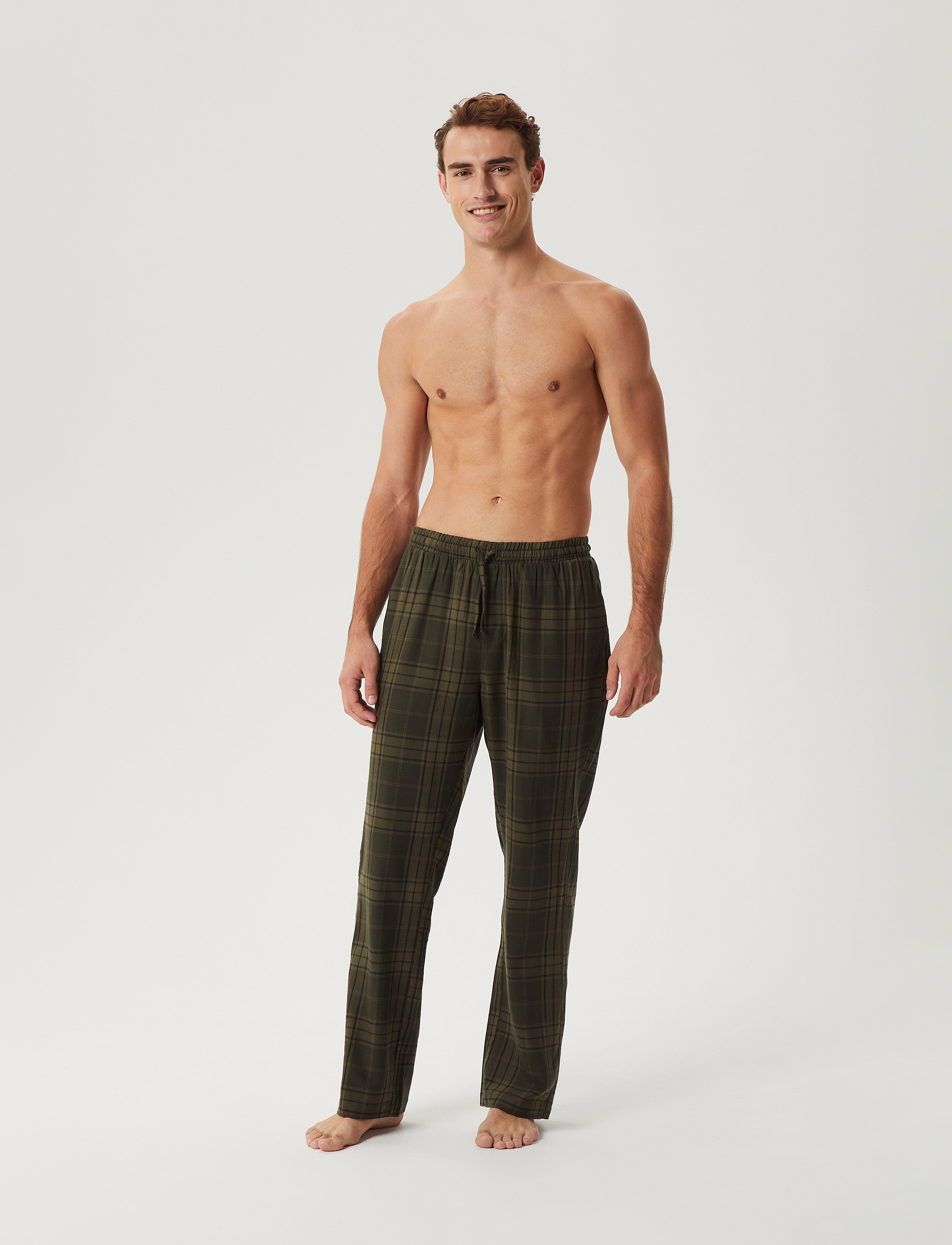 Björn Borg - CORE SOFT FLANNEL PYJAMA PANTS - bb tartan hs 2 - 4