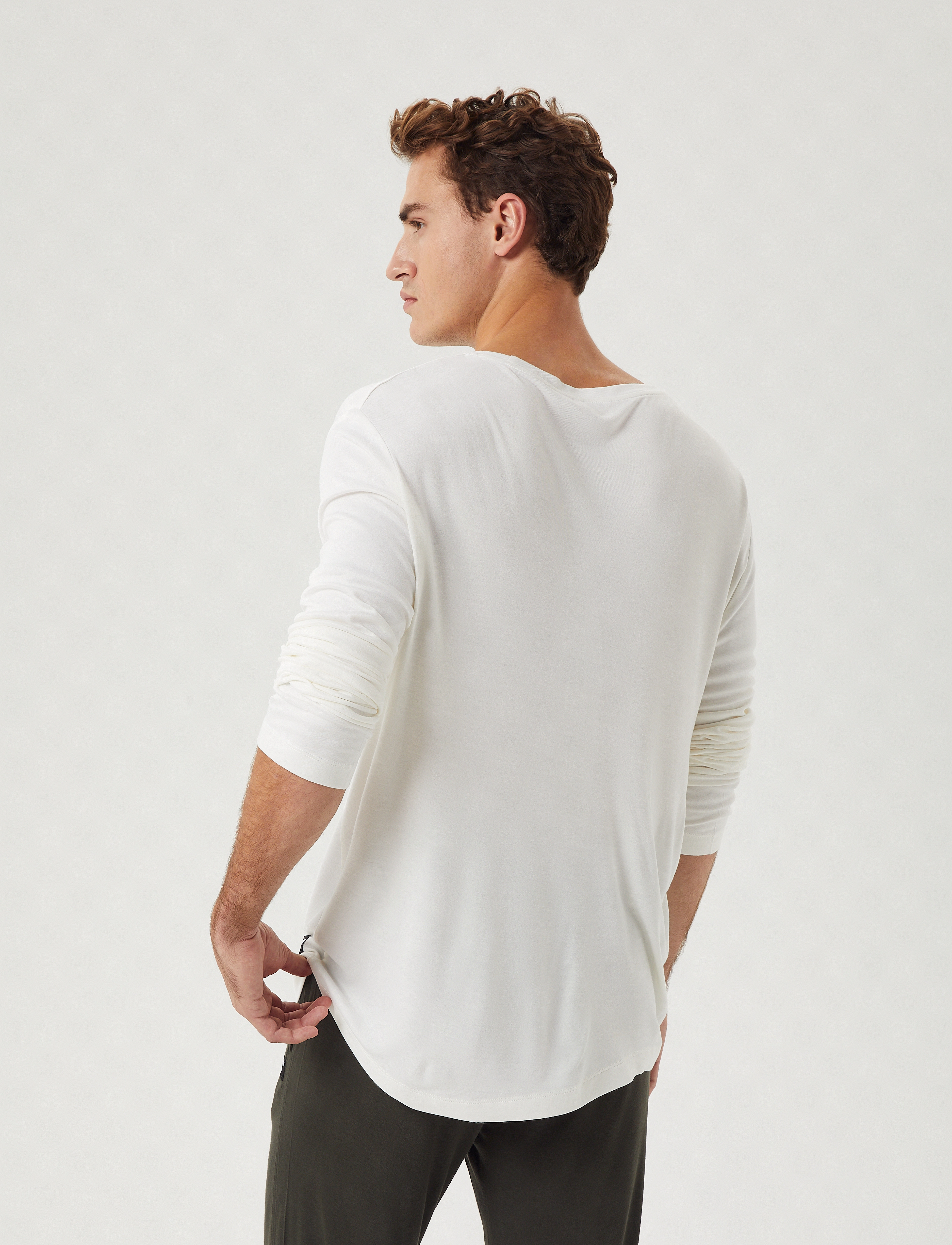 Björn Borg - CORE BAMBOO PYJAMA LONG SLEEVE T-SHIRT - brilliant white - 3