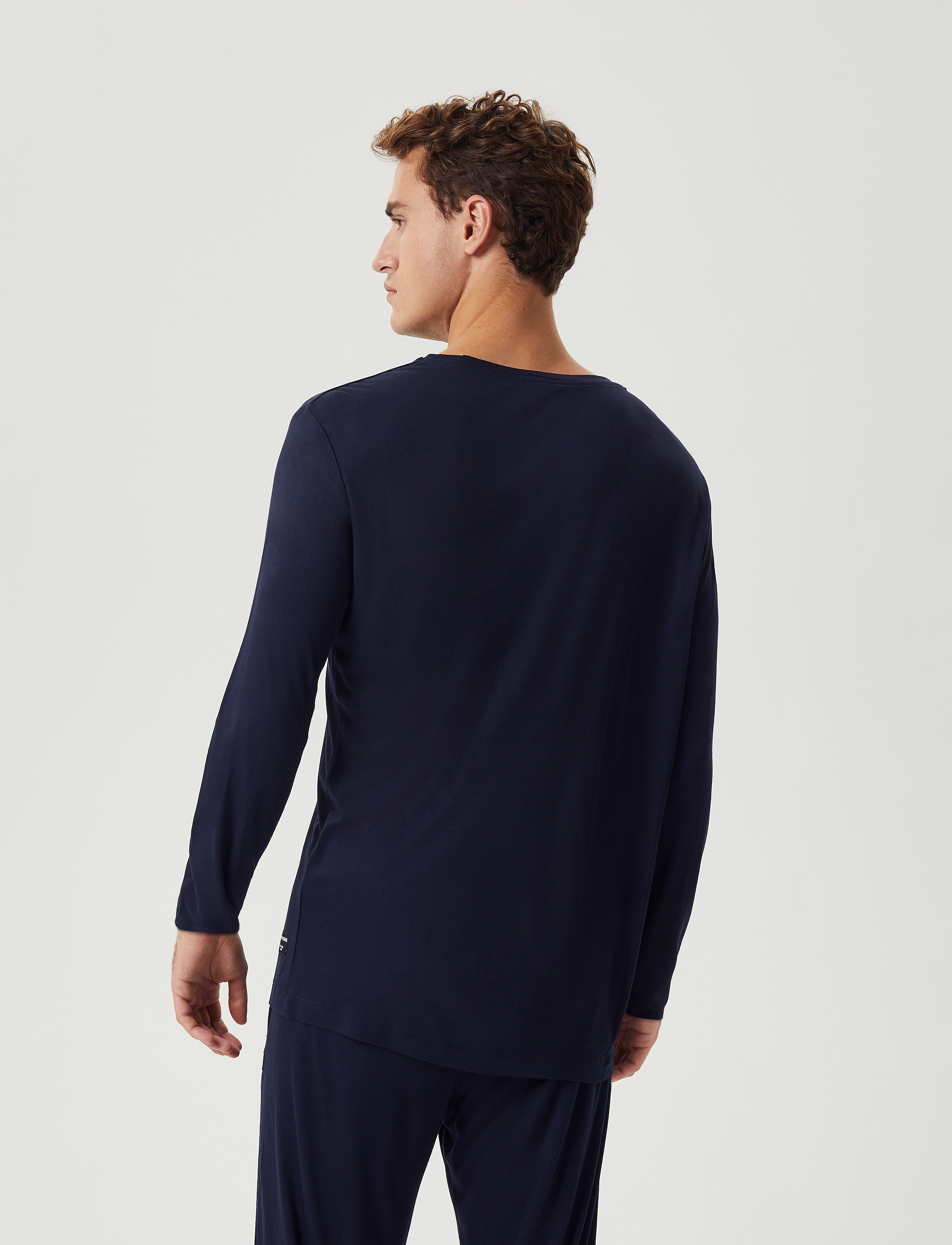 Björn Borg - CORE BAMBOO PYJAMA LONG SLEEVE T-SHIRT - night sky - 3