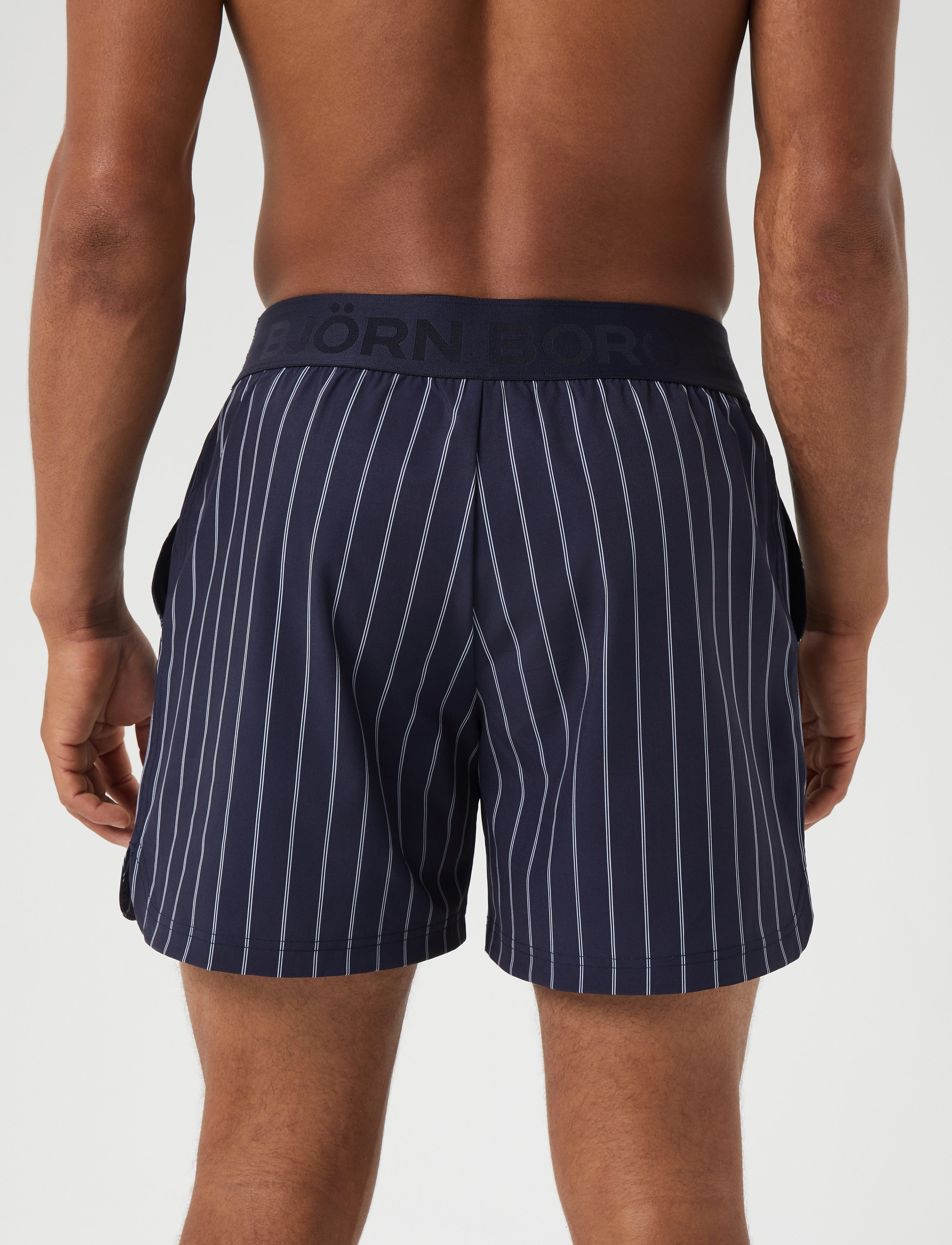 Björn Borg - ACE PINSTRIPE SHORT SHORTS - bb ace sky stripe - 5