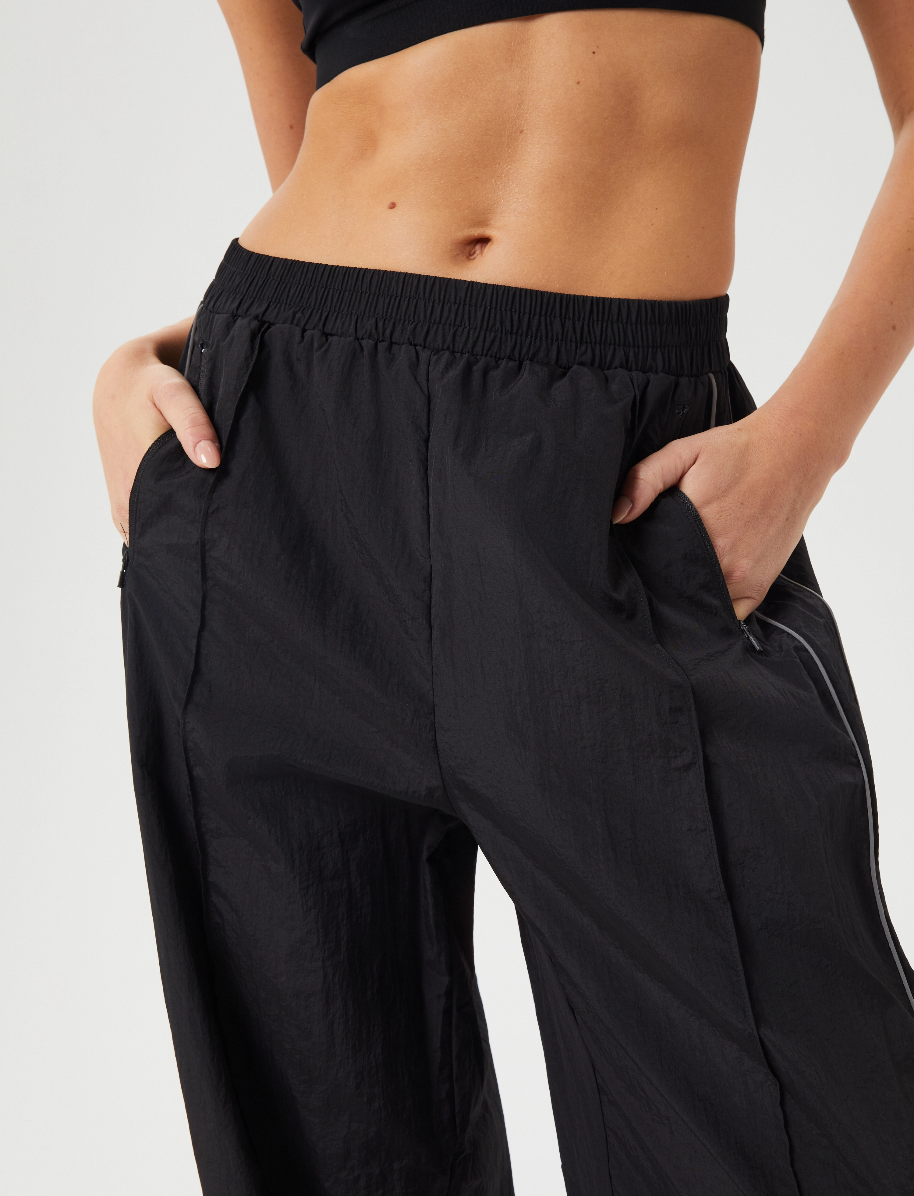 Björn Borg - STUDIO PARACHUTE PANTS - trainingshosen - black beauty - 5