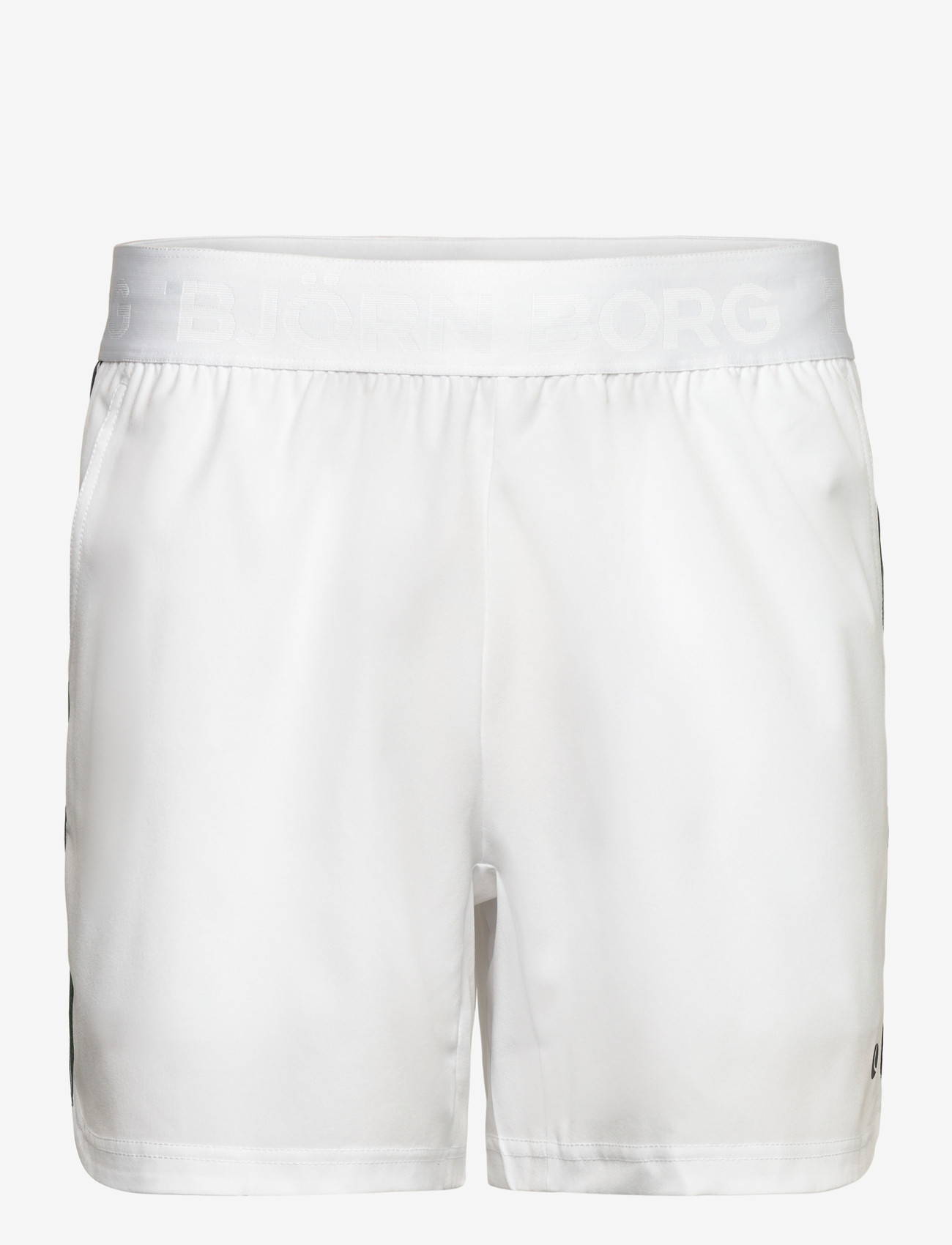Björn Borg - ACE RETRO 6" SHORTS - lühikesed treeningpüksid - brilliant white - 0