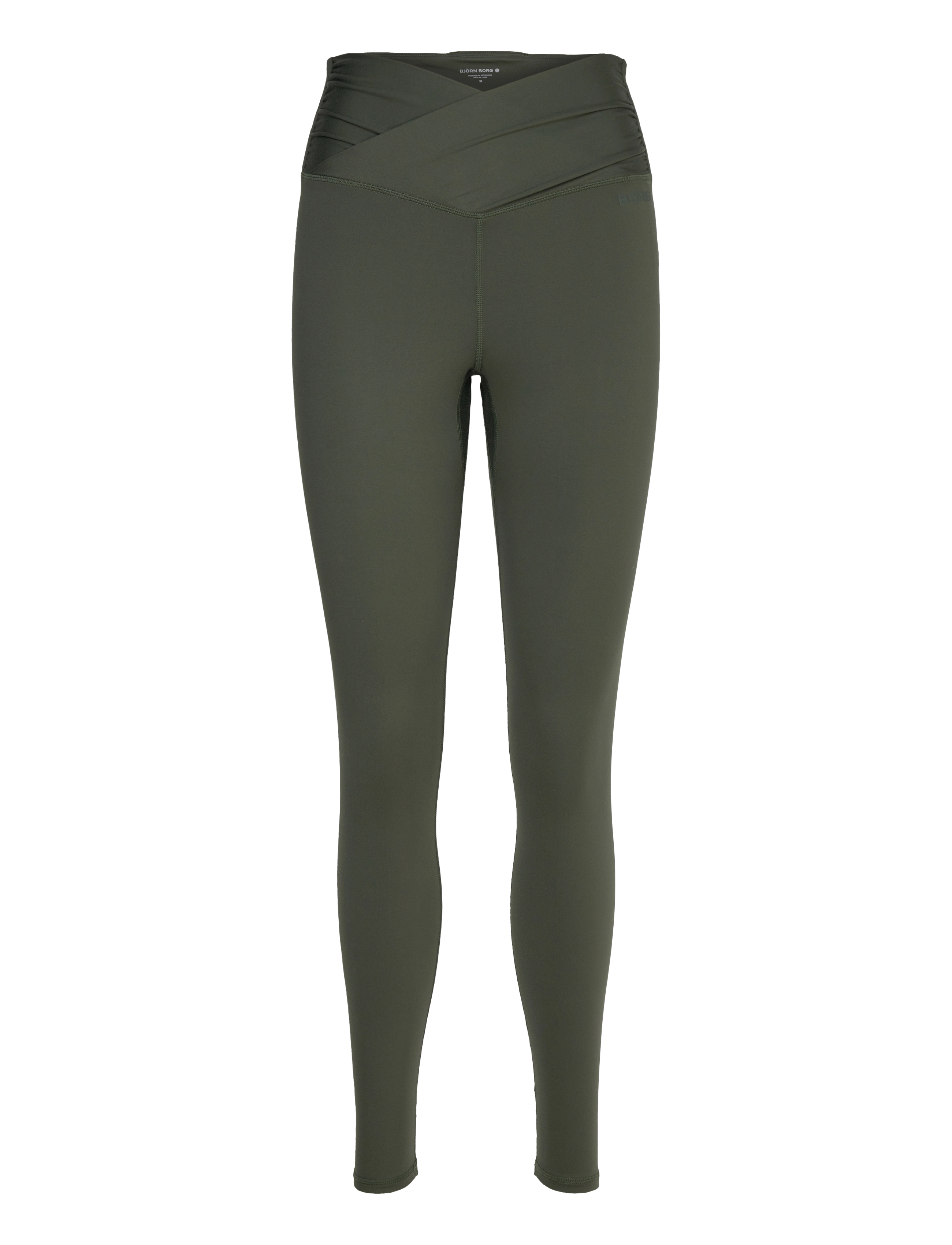 BJÖRN BORG Studio Cross Strumpfhose Khaki - S - Damen