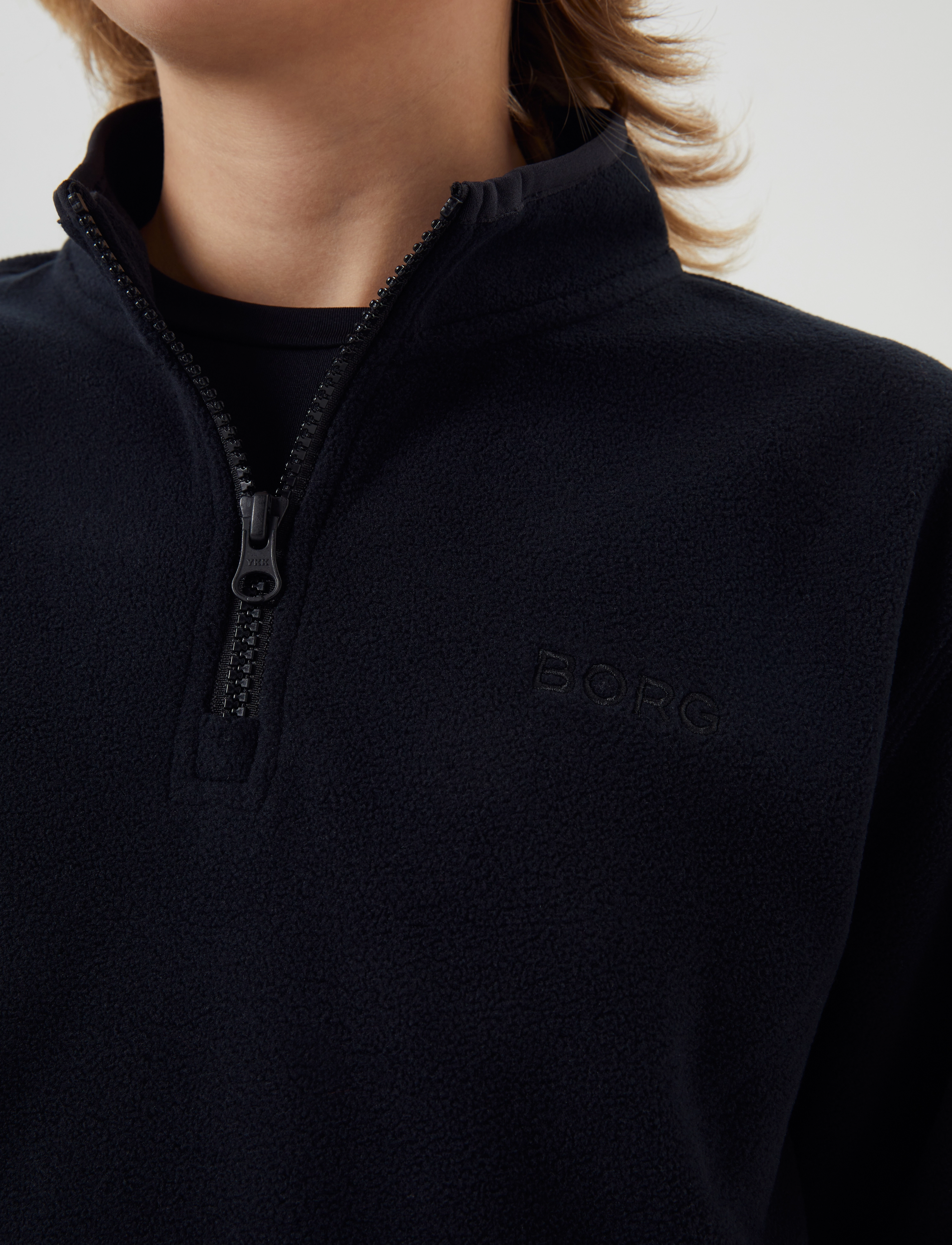 Björn Borg - BORG HALF ZIP FLEECE - black beauty - 5